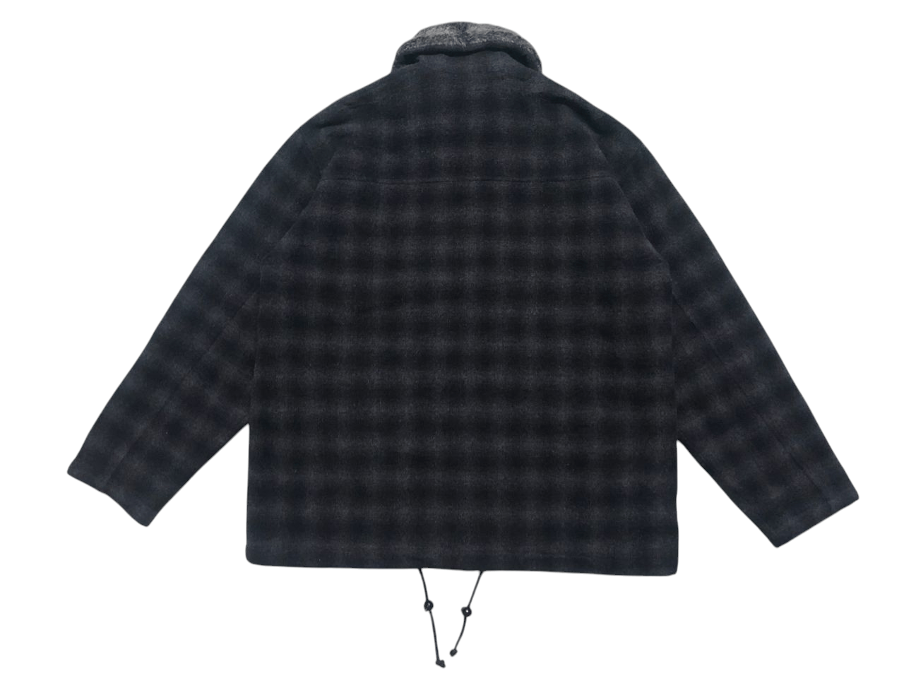 Japanese Brand × Van × Vintage Vintage Van Jac Shadow Plaid Wool Jacket Fur Collar Size US L / EU 52-54 / 3 - 2 Thumbnail