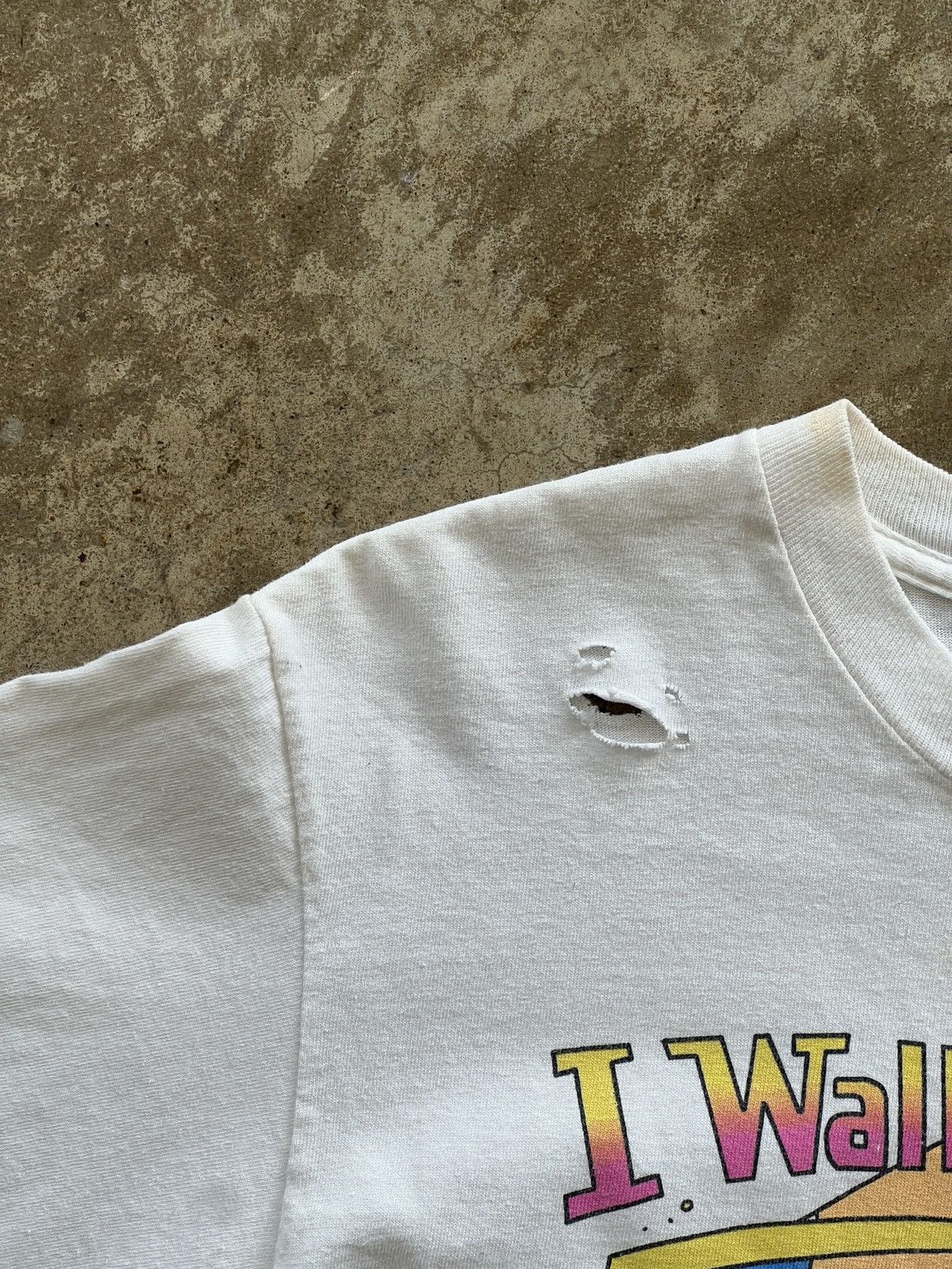 Vintage Vintage Ross I walked to the Moon Single Stitch Tee Medium Size US M / EU 48-50 / 2 - 5 Thumbnail