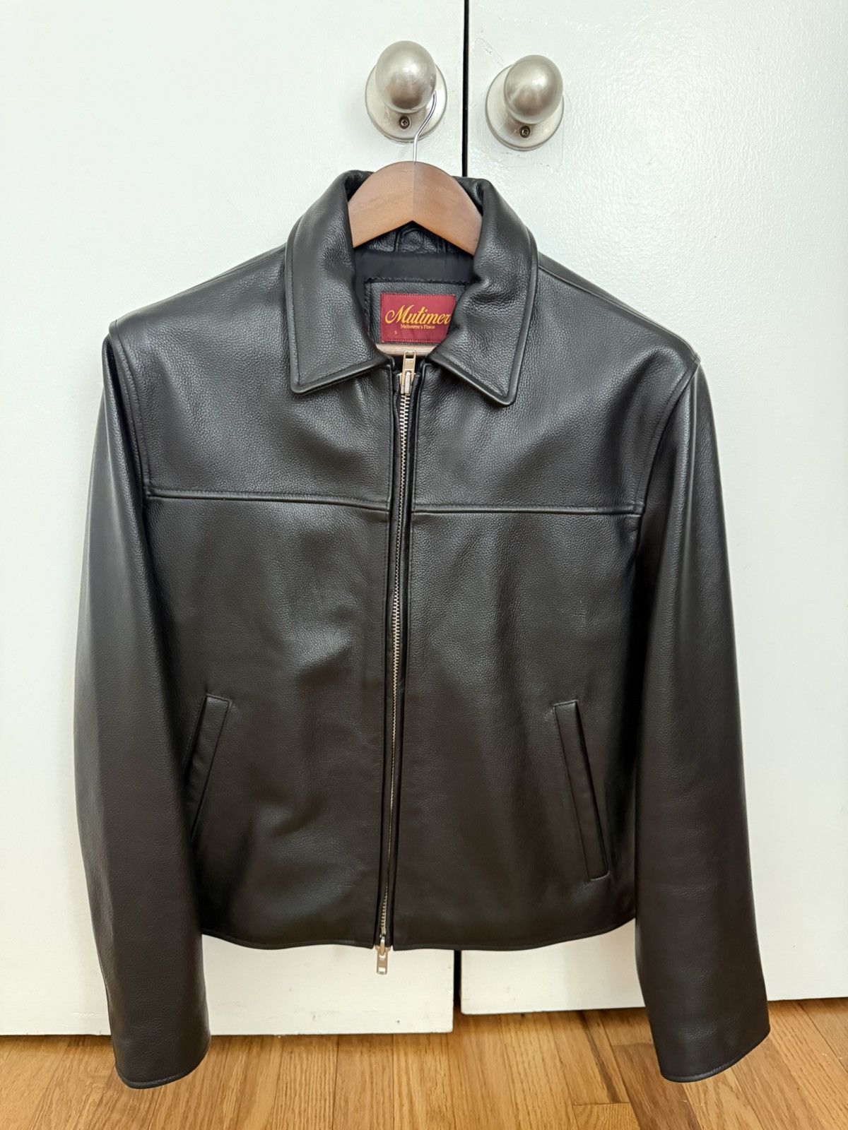 Mutimer MUTIMER AGED HEAVY WASH LEATHER JACKET | Grailed