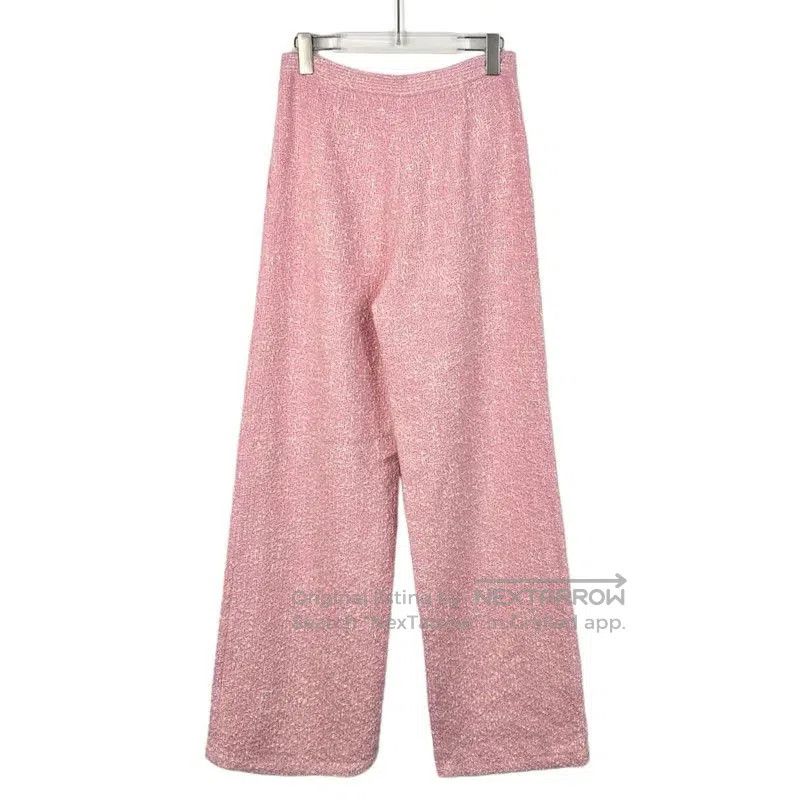 Miu Miu Miu Miu Pink Wool Casual Trousers . Size 23" - 2 Thumbnail