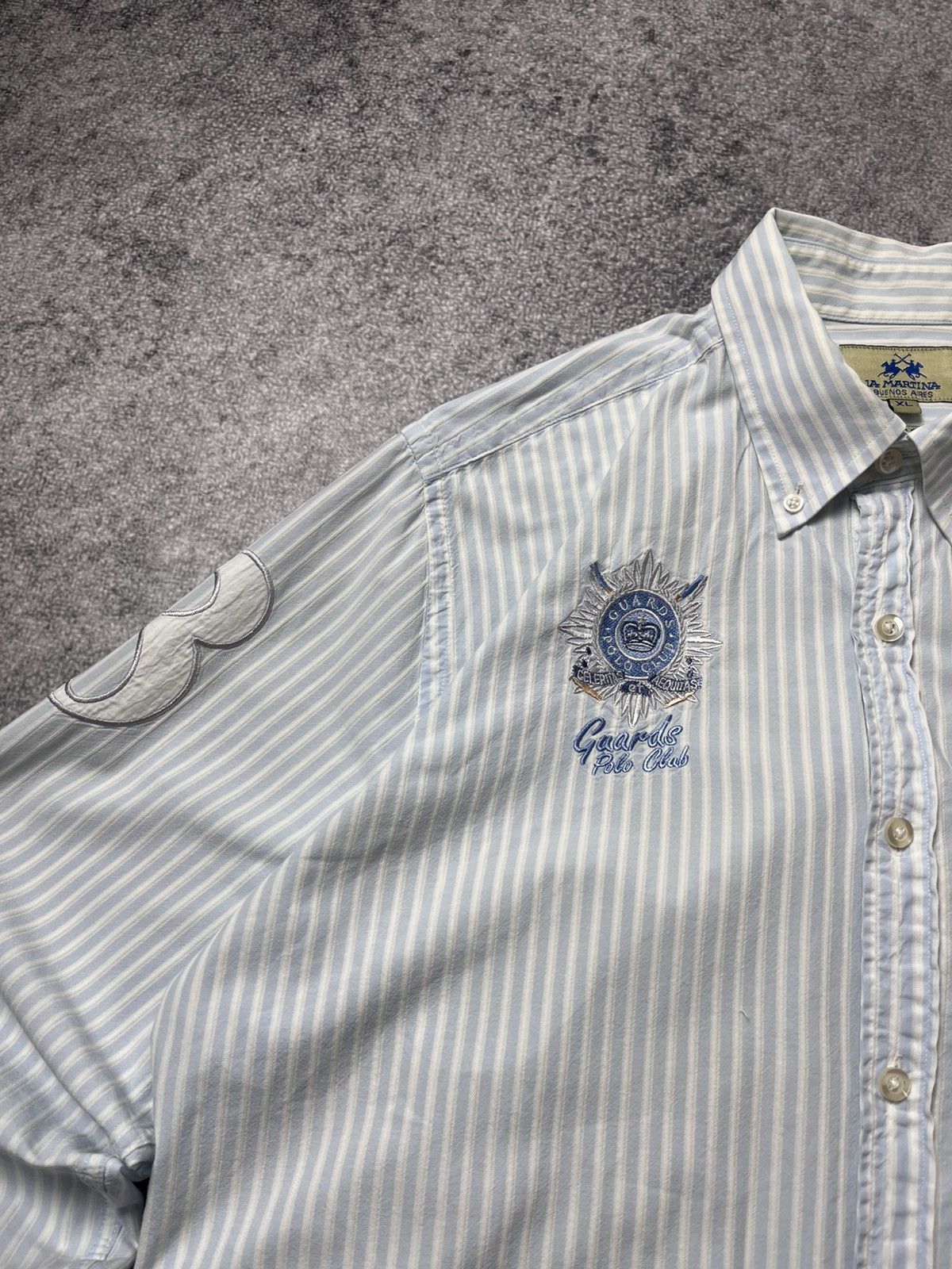 La Martina 🔥00'S RALPH LAUREN VIBE LA MARTINA POLO T SHIRT CHIEF KEEF Size US XL / EU 56 / 4 - 3 Thumbnail