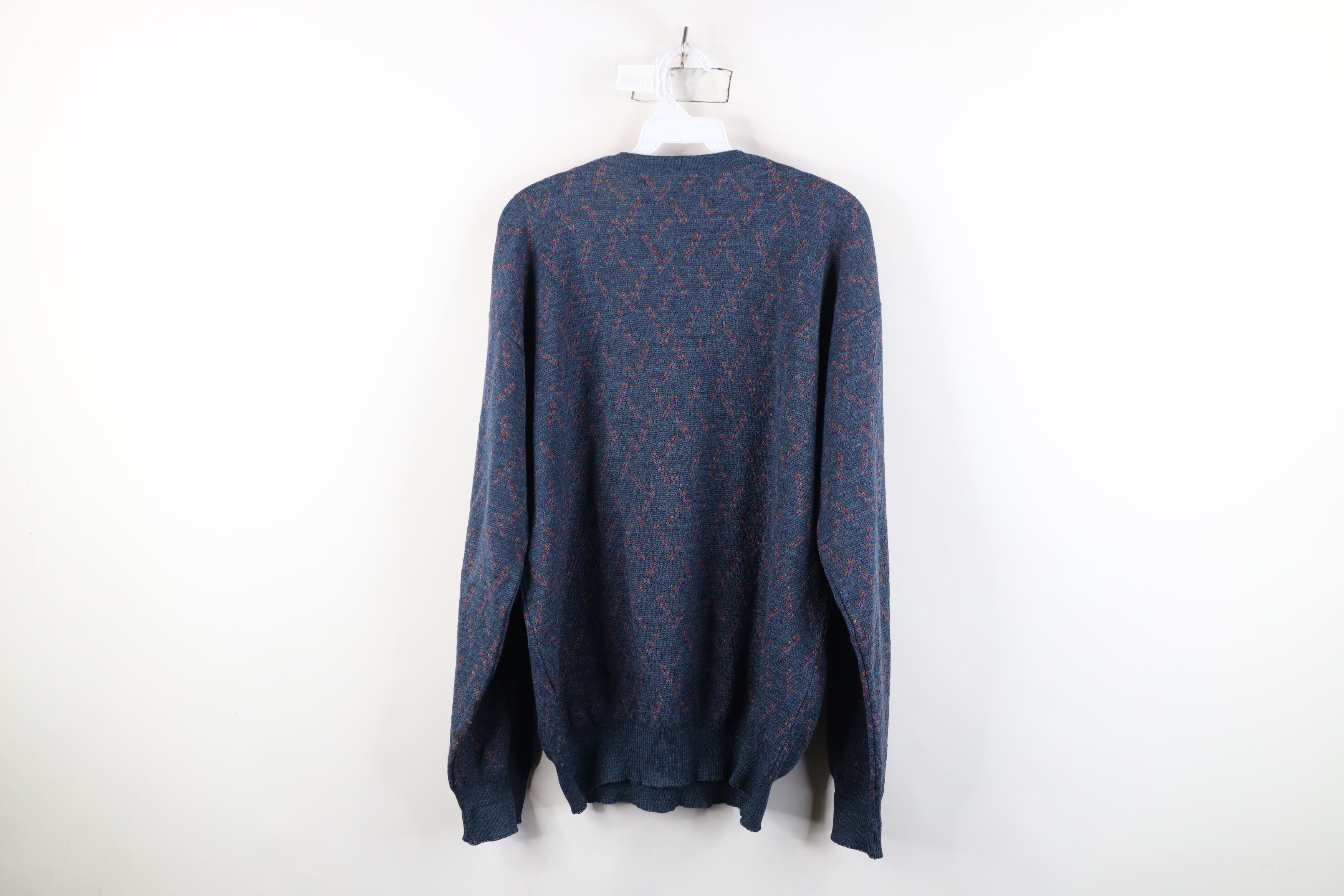 Vintage Vintage 90s Streetwear Hatch Wool Knit Crewneck Sweater Size US M / EU 48-50 / 2 - 9 Thumbnail