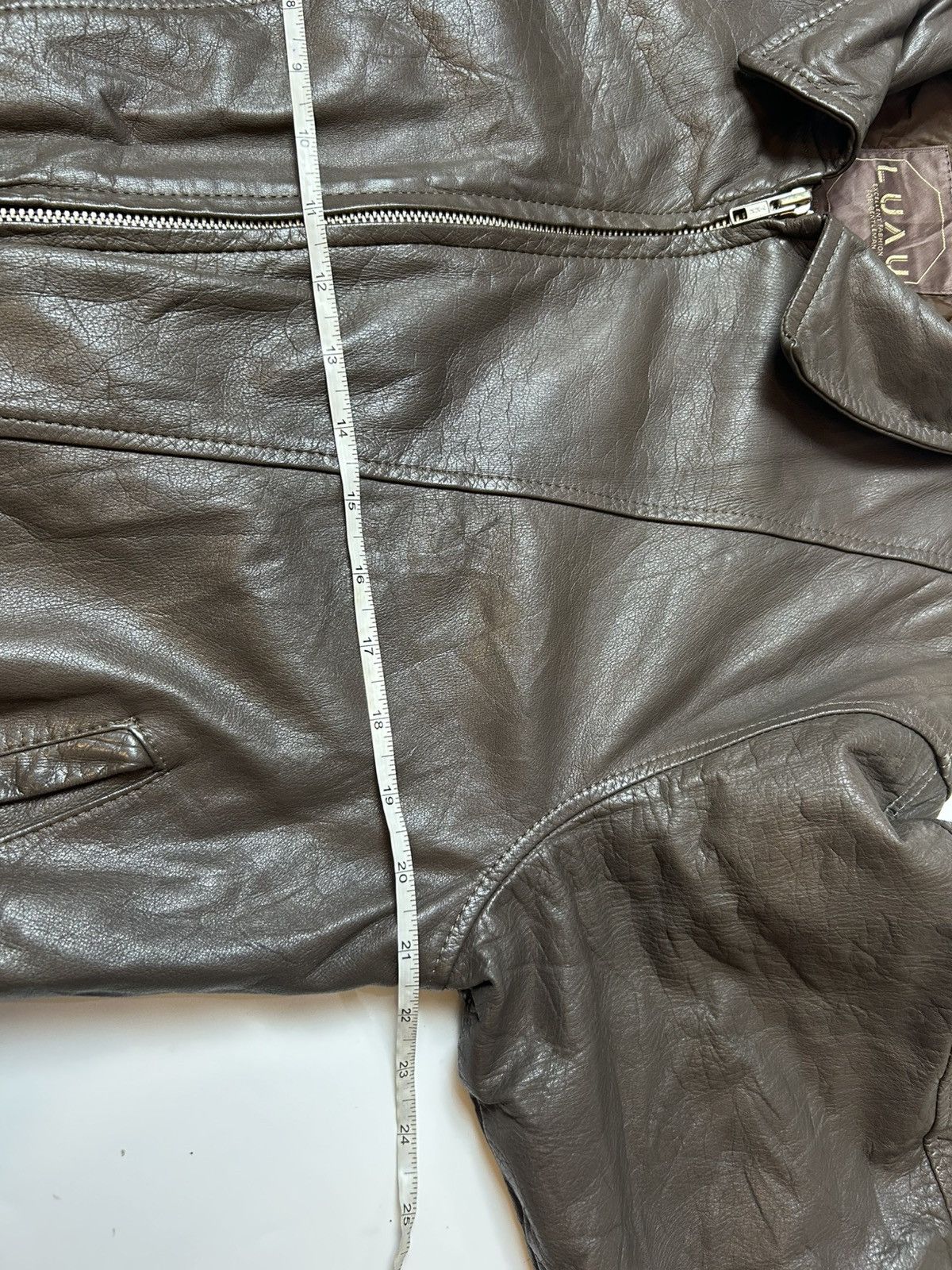 Designer × Japanese Brand LUAU ATSUKAWA SHUO LEATHER JACKET Size US L / EU 52-54 / 3 - 8 Thumbnail