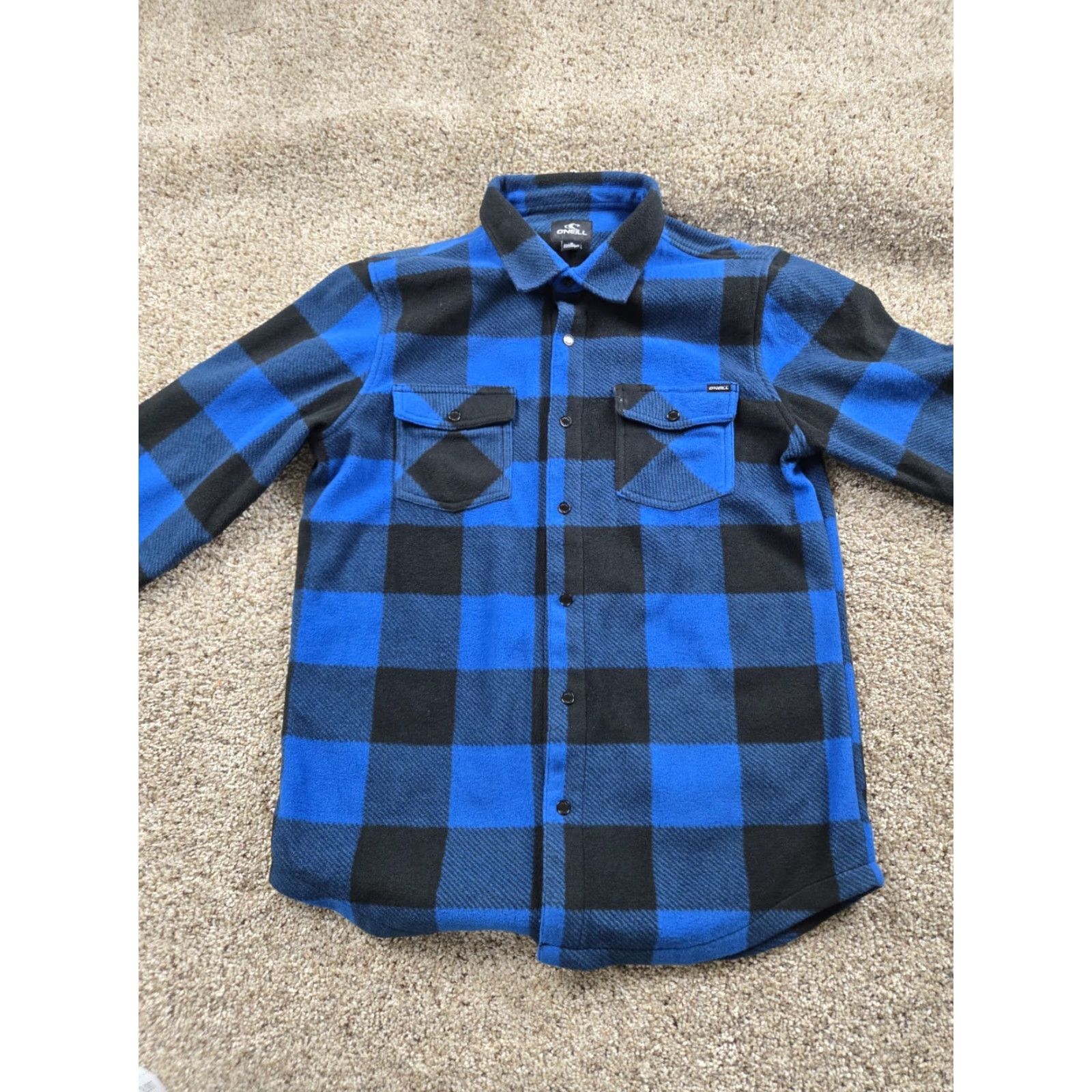 O'Neill O'Neill Shirt Jacket Mens M Blue Plaid Fleece Shacket Snap Front Shirt Jacket Mens Blue Plaid Fleece Shacket Snap Front Size US M / EU 48-50 / 2 - 3 Thumbnail