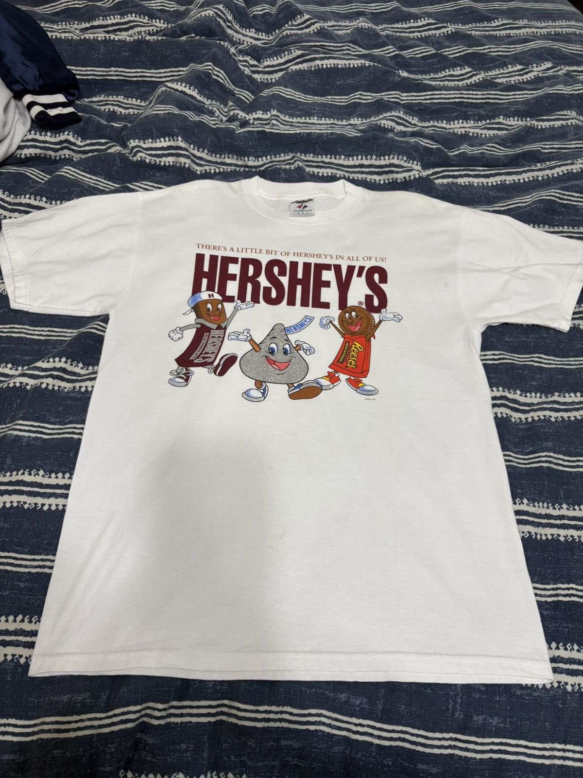 Jerzees 2002 vintage herseys t-shirt Size US M / EU 48-50 / 2 - 1 Thumbnail