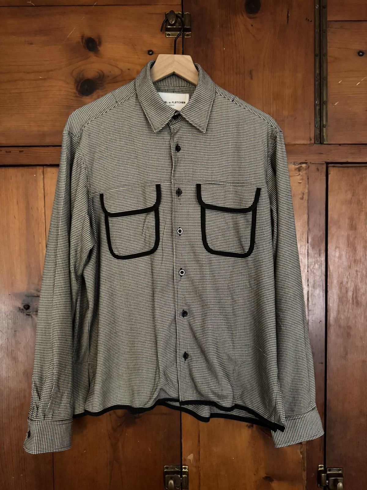 Daniel fletcher herringbone over shirt