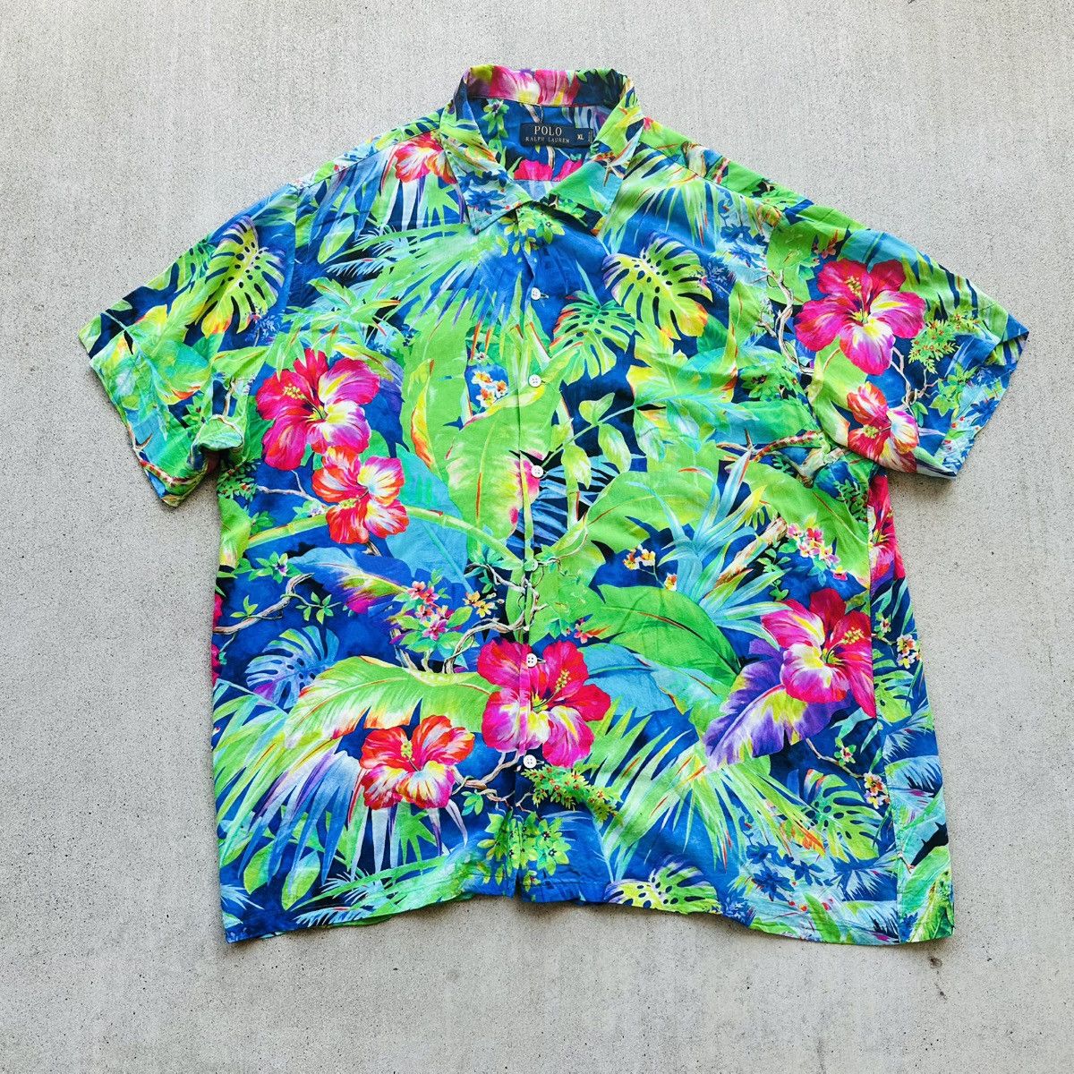 Polo Ralph Lauren Polo Ralph Lauren Hawaiian Shirt Men Size Xl 100% Viscose Size US XL / EU 56 / 4 - 1 Thumbnail