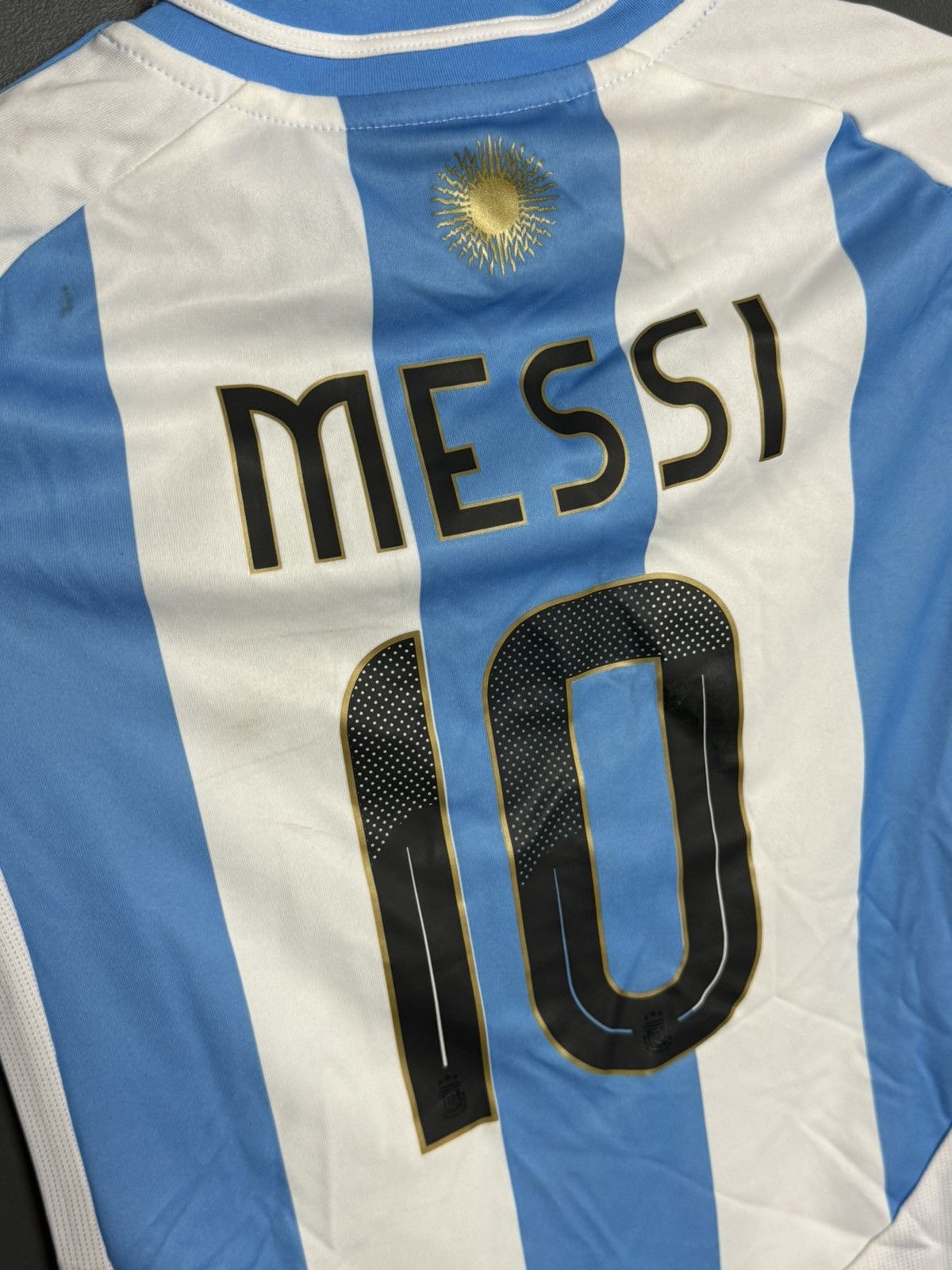 Adidas KIDS Argentina 2024 Home Messi Football Jersey T-Shirt Size US XS / EU 42 / 0 - 3 Thumbnail