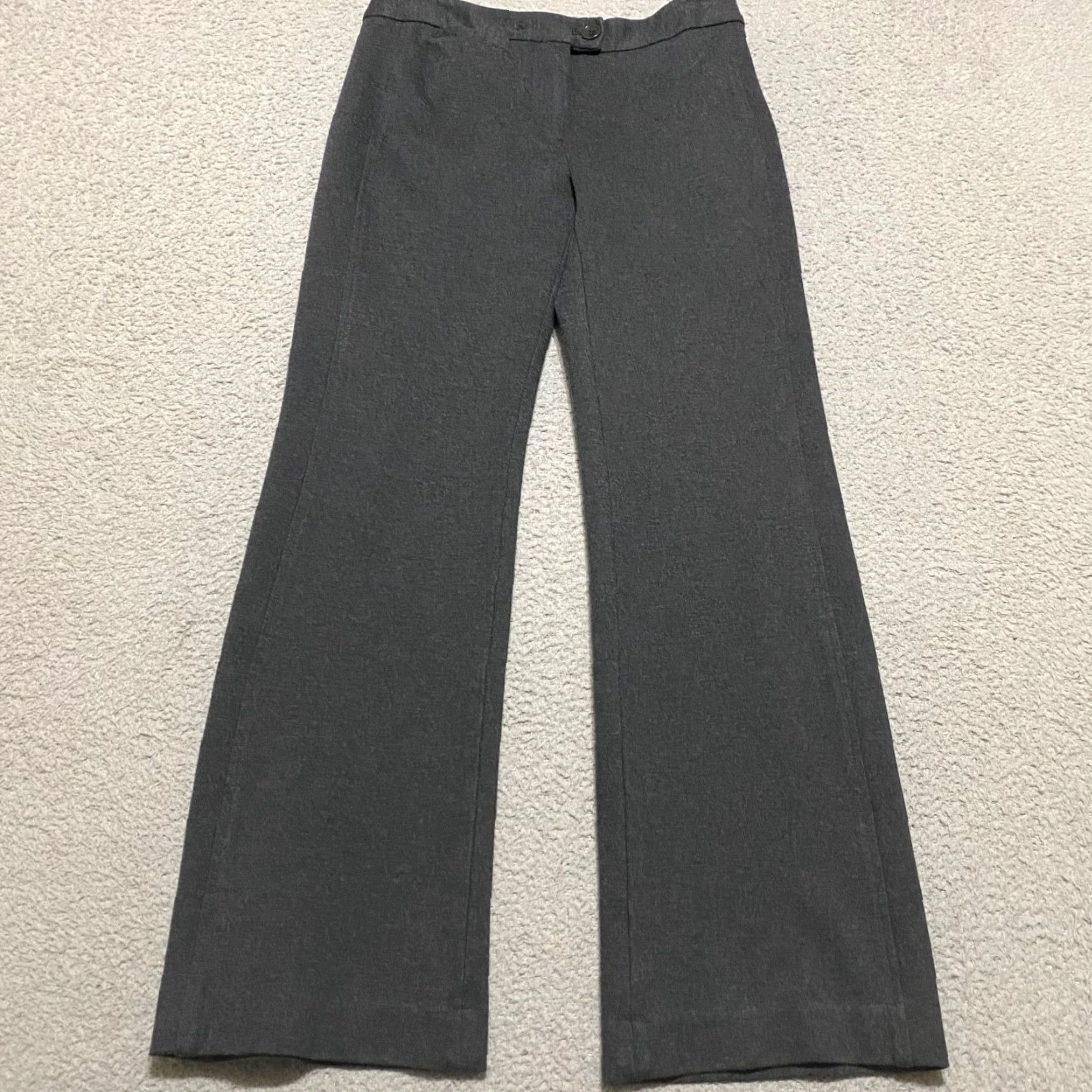 Talbots Talbots Pants Womens 0P Gray Dress Wide Leg Office Business Petite Mid Rise Size 25" / US 0 / IT 36 - 2 Thumbnail