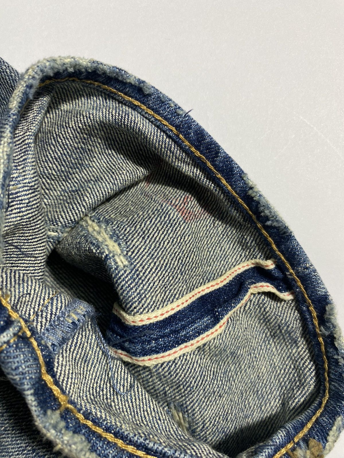 Hysteric Glamour HYSTERIC GLAMOUR DISTRESSED REPAIRED DESIGN DENIM JEANS Size US 30 / EU 46 - 6 Thumbnail