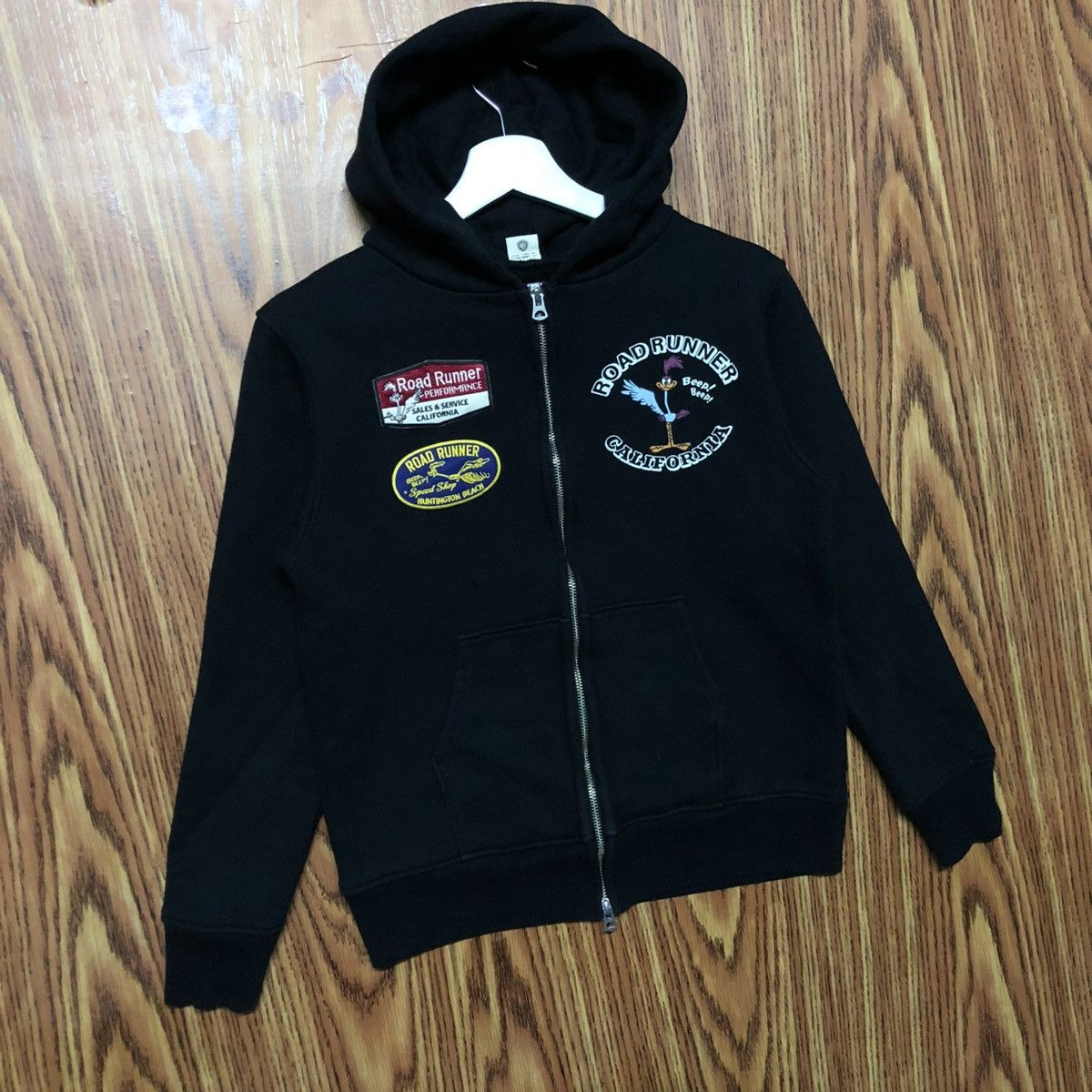 Vintage Cheswick Road Runner Zip Hoodie Sweatshirt