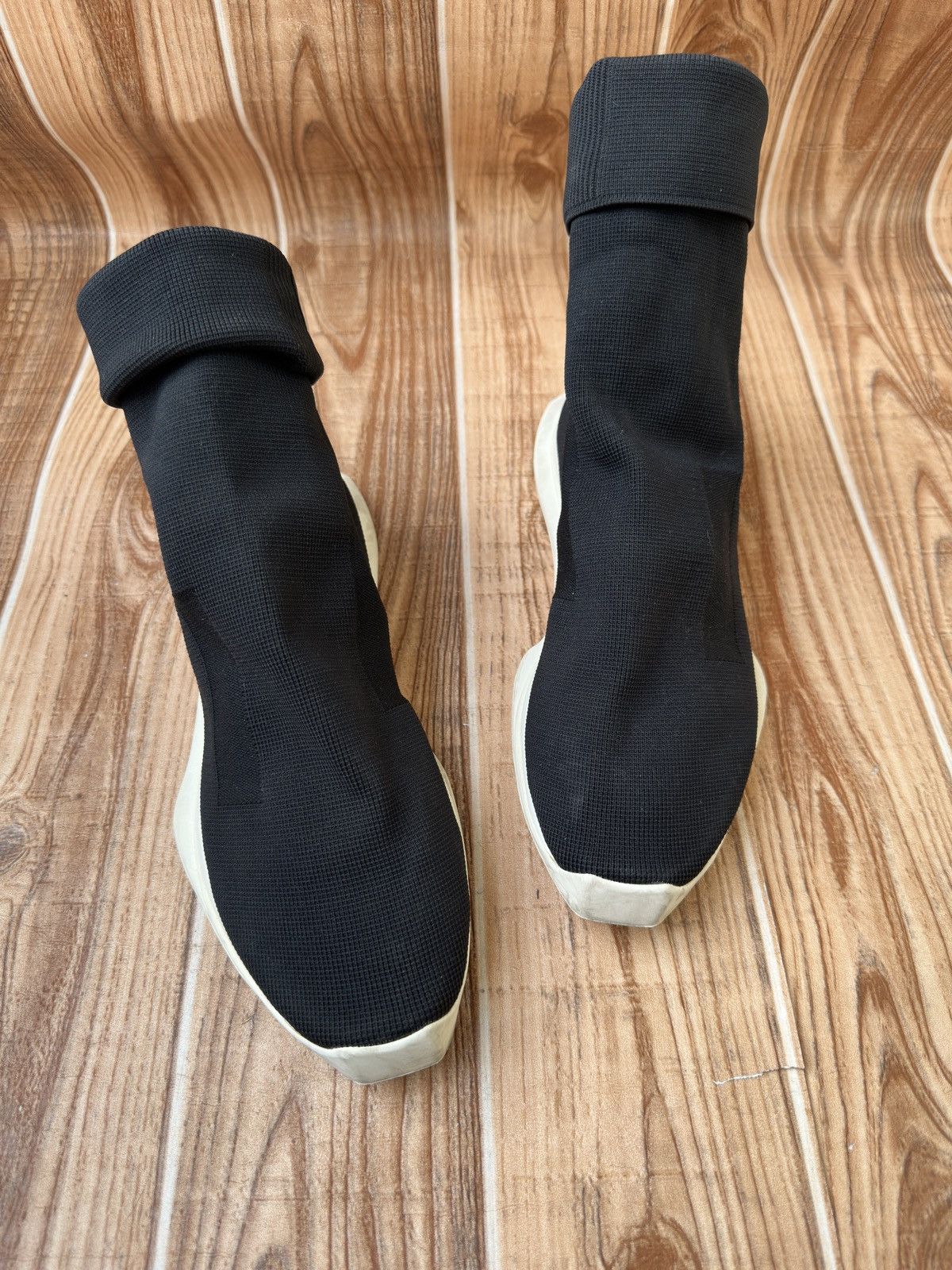 Rick Owens Drkshdw Rick Owens Drkshdw Runners Stretch Sock Size US 8 / IT 38 - 5 Thumbnail