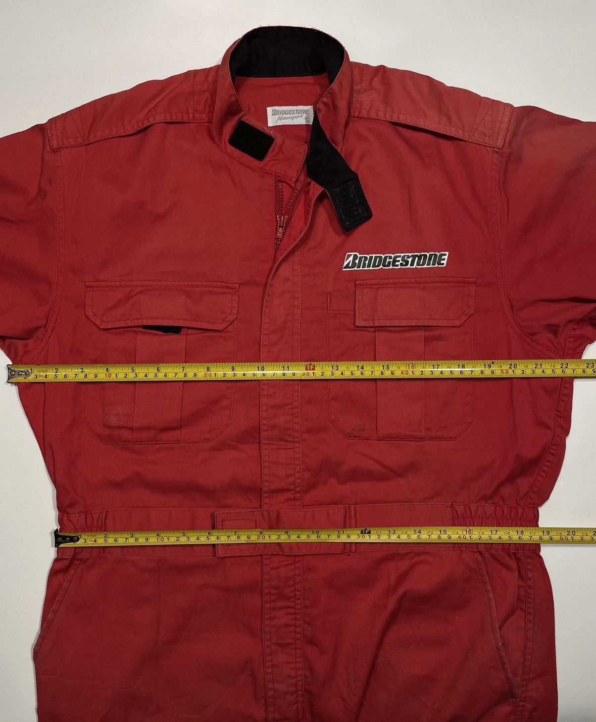 Sports Specialties Vtg Bridgestone Motorsport Coverall overall jumpsuit racing Size US 32 / EU 48 - 14 Thumbnail