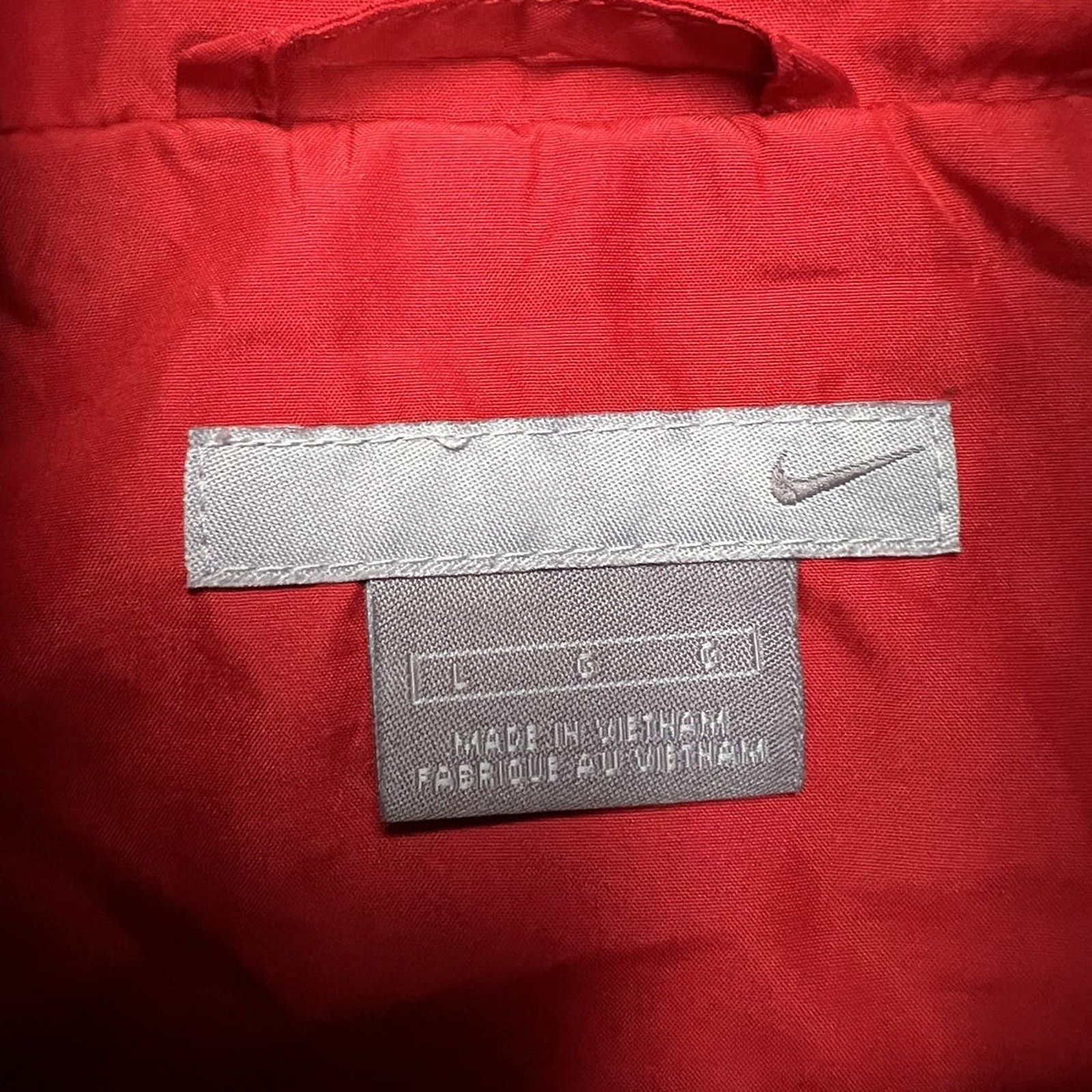 Nike × Vintage Nike Sportswear Jacket Large Swoosh Zip Windbreaker Bomber Size US L / EU 52-54 / 3 - 5 Thumbnail