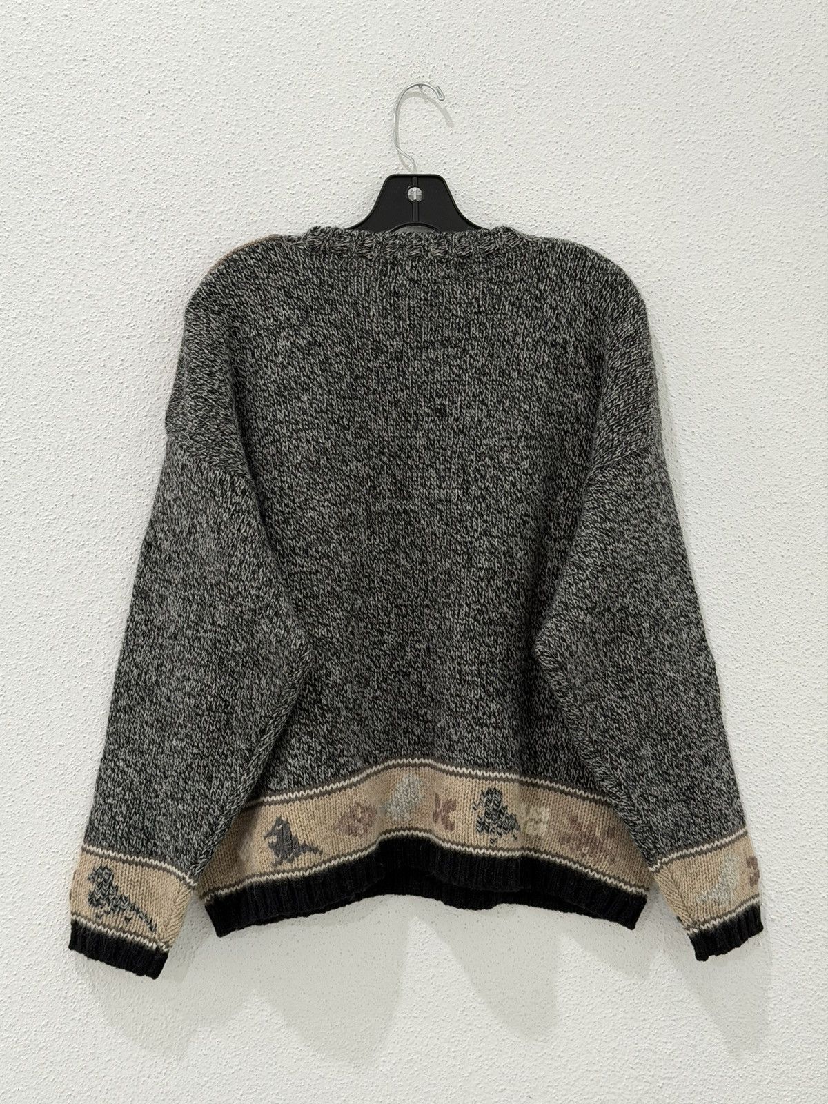 Eddie Bauer VTG 90s Eddie Bauer Women’s L Nordic Wool Blend Knit Sweater Size L / US 10 / IT 46 - 5 Thumbnail