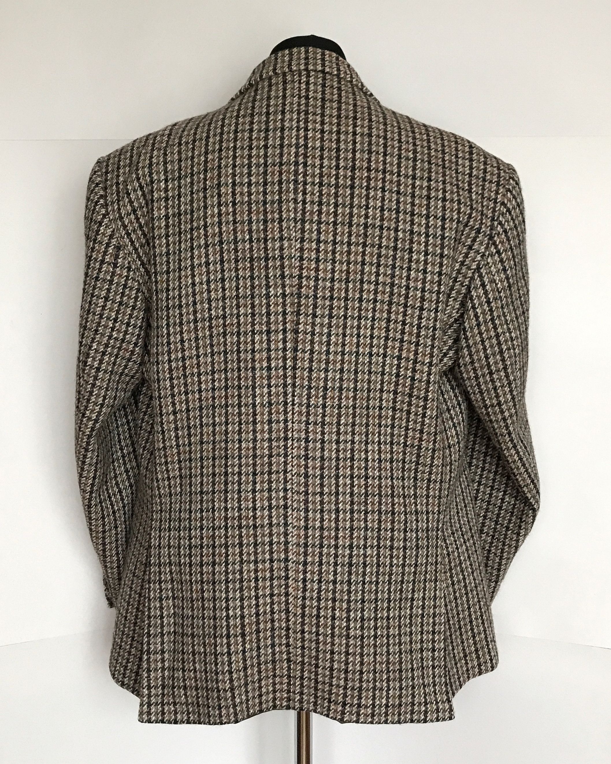 Harris Tweed VINTAGE Y2K HARRIS TWEED HAND WOVEN WOOL BLAZER 44 REG Size 44R - 3 Thumbnail