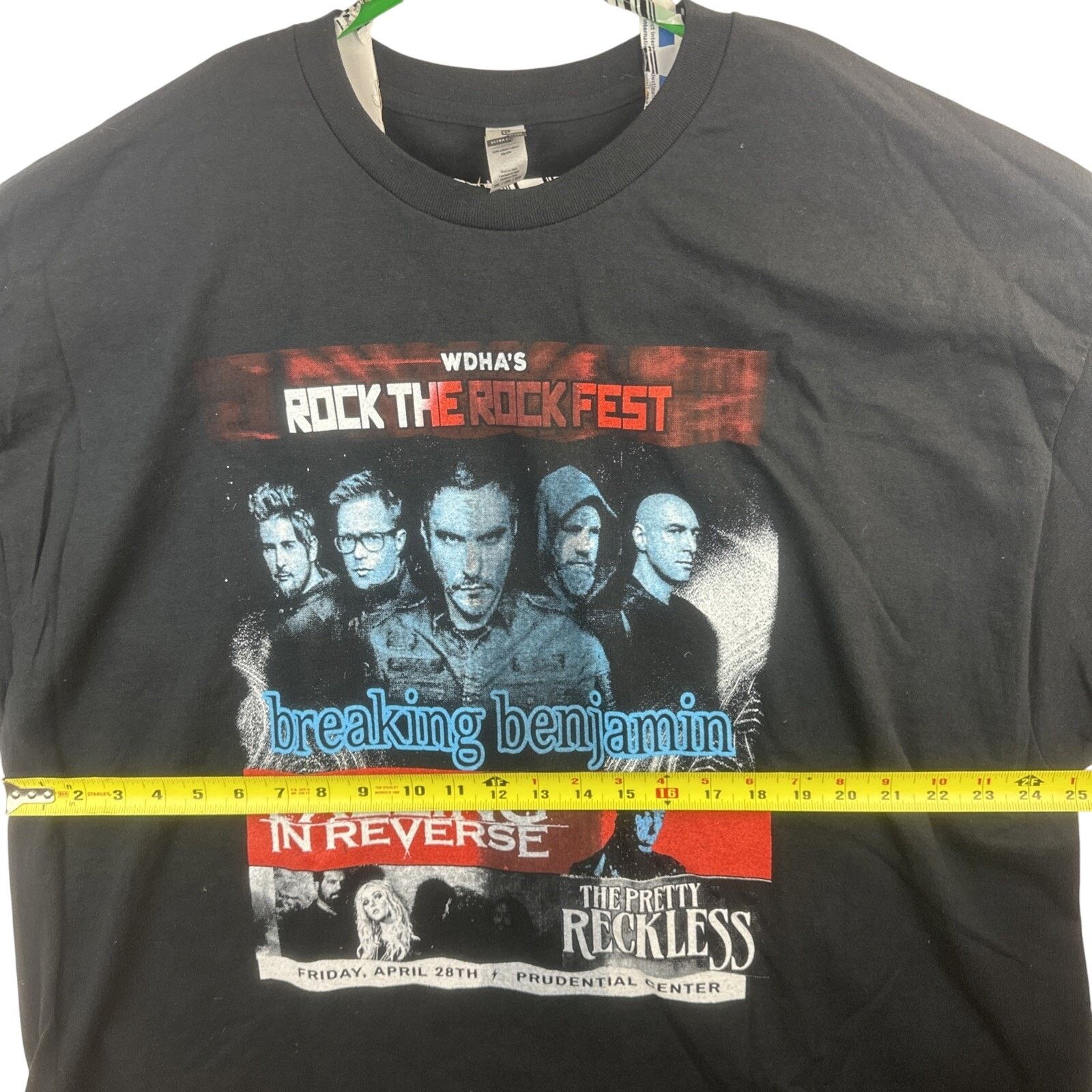 Fruit Of The Loom Breaking Benjamin Falling In Reverse Band T Shirt 2023 3 XL Size US XXL / EU 58 / 5 - 6 Thumbnail