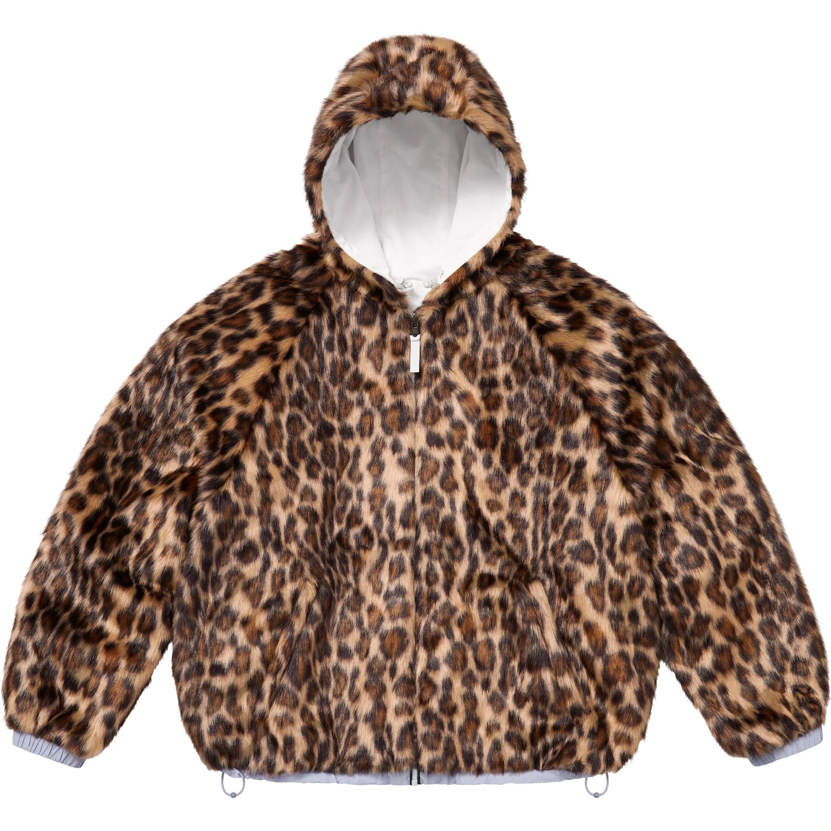Supreme Supreme Faux Fur Reversible Hooded Track Jacket Size US XXL / EU 58 / 5 - 4 Thumbnail