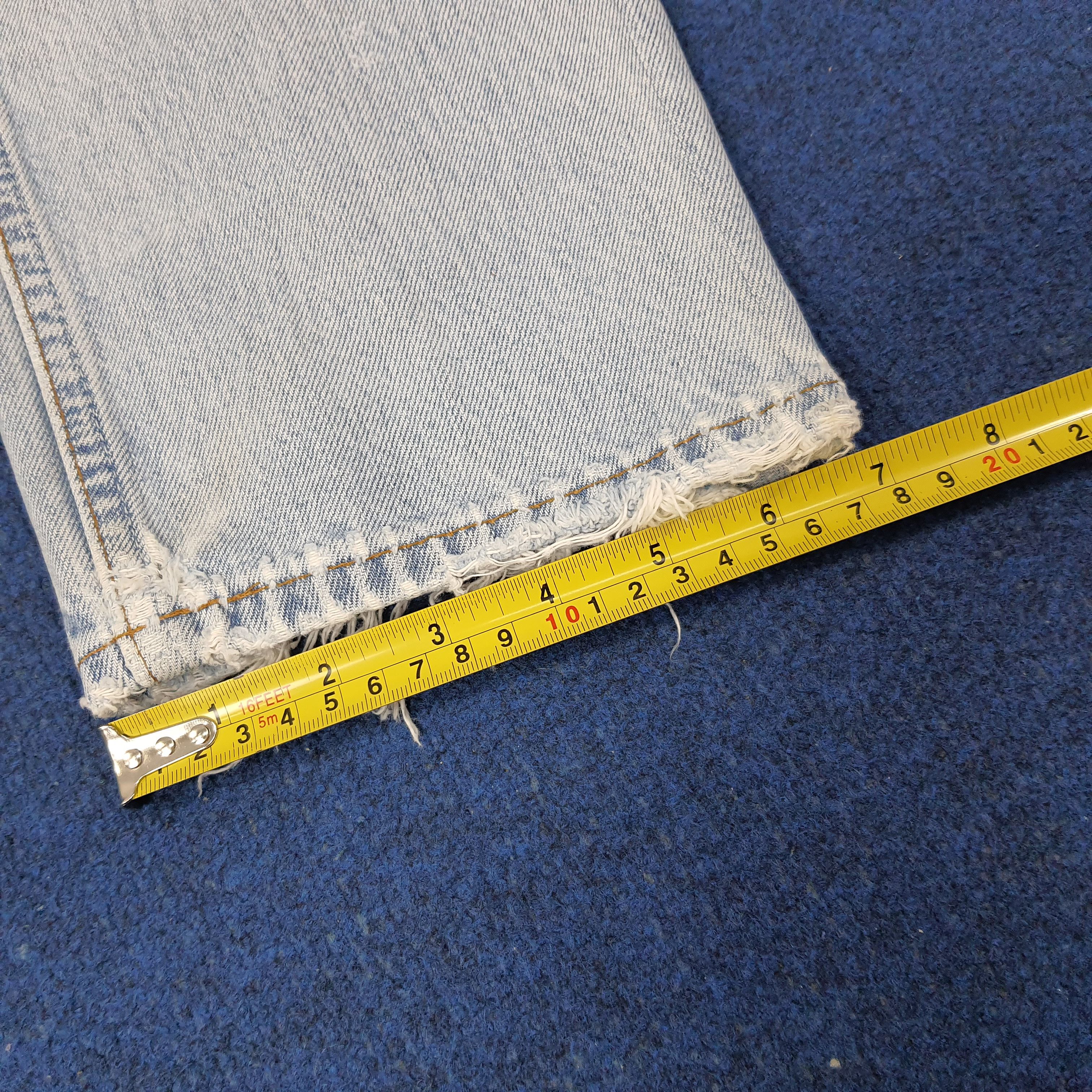 Levi's Vintage Levi's Distressed Doraemon Patchwork Jean C252N17 Size US 28 / EU 44 - 17 Thumbnail
