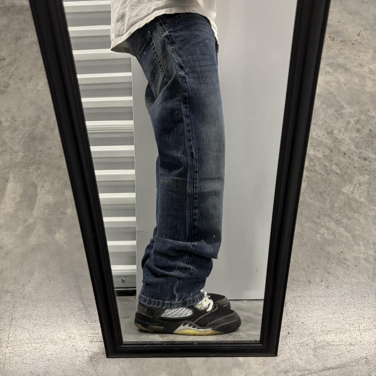 Levi's × Vintage Crazy Vintage Y2K/2000s Grunge Dark Wash Levi’s Denim Jeans! Size US 34 / EU 50 - 2 Thumbnail