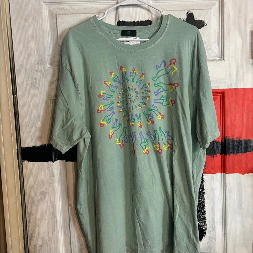 Designer Will smith X-Large green heat color changing preowned tshirt Size US XL / EU 56 / 4 - 2 Thumbnail