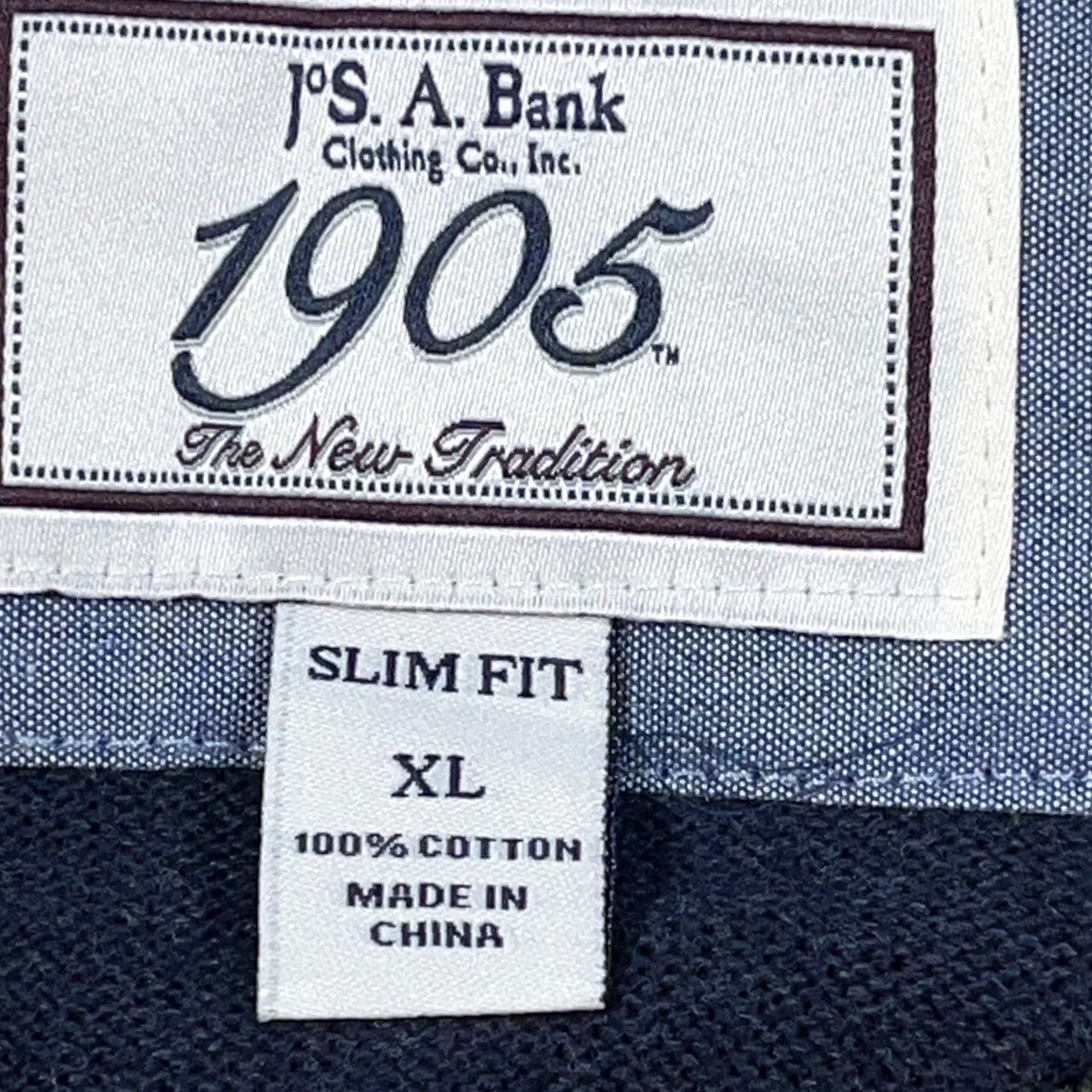 Jos. A. Bank Jos. A Bank Sweater Men XL Blue Green Crewneck Slim Fit Nordic Grandpa Cotton Shirt Size US XL / EU 56 / 4 - 3 Thumbnail