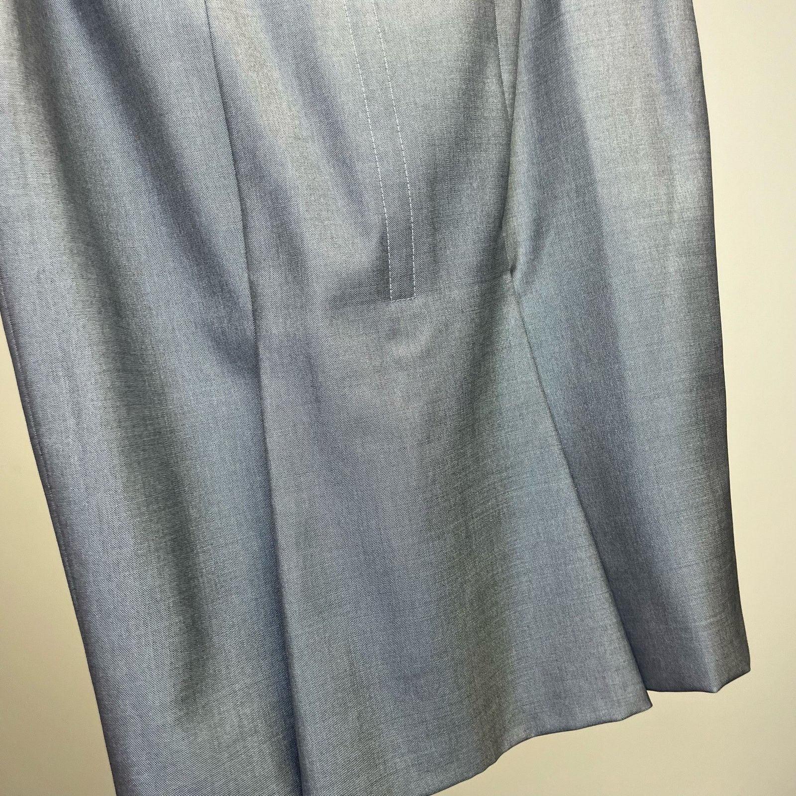 Escada Escada Silk Wool Blend Pencil Skirt Black Label 36 Small Size 28" / US 6 / IT 42 - 3 Thumbnail