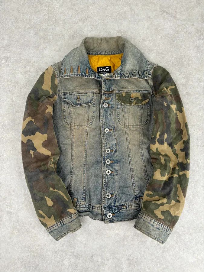 Dolce & Gabbana AW2003 Dolce & Gabbana Light Blue Denim Jacket Size S / US 4 / IT 40 - 1 Thumbnail