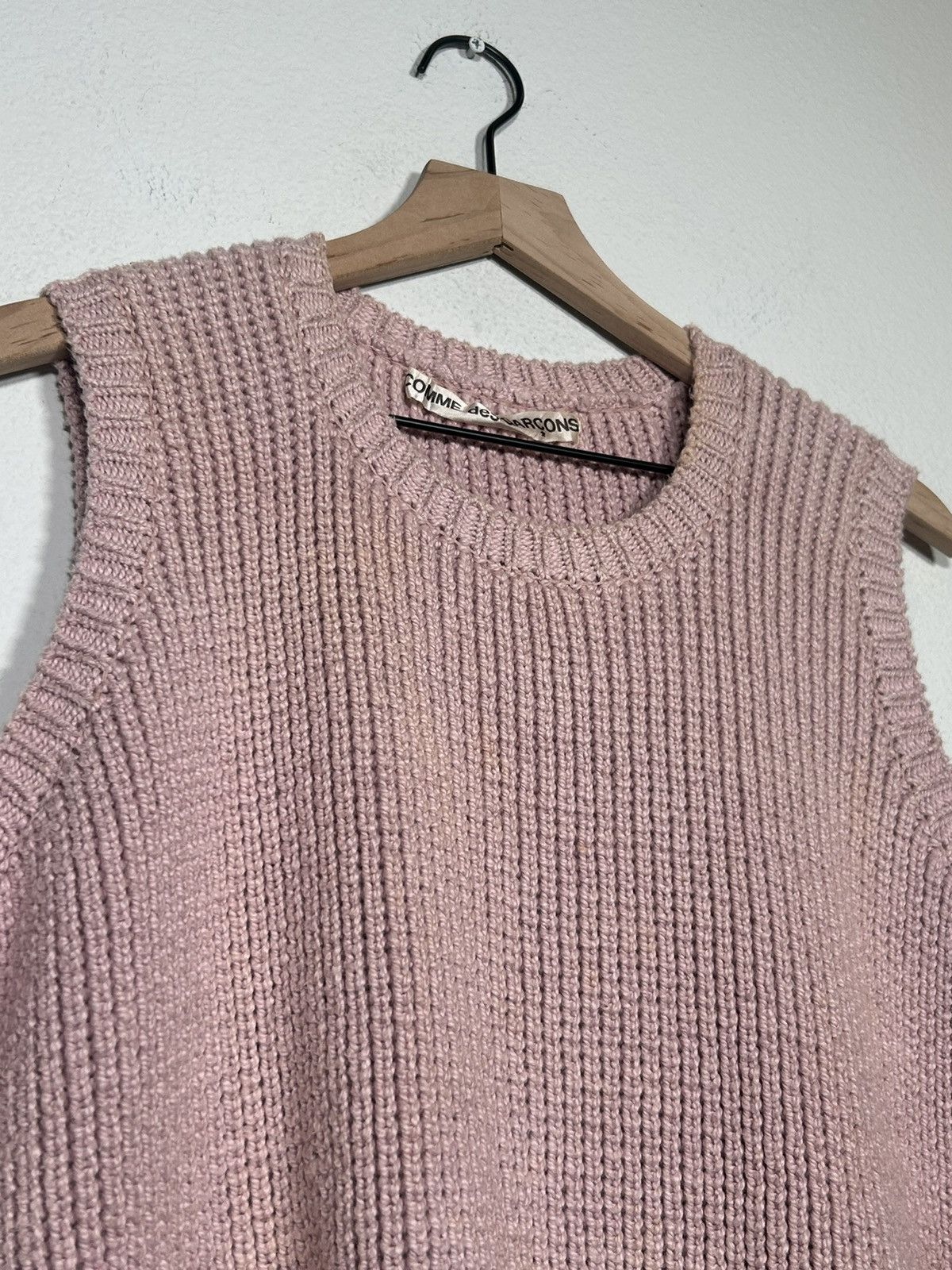 Comme des Garcons 90’s Oversized Sweater Vest Size US L / EU 52-54 / 3 - 3 Thumbnail