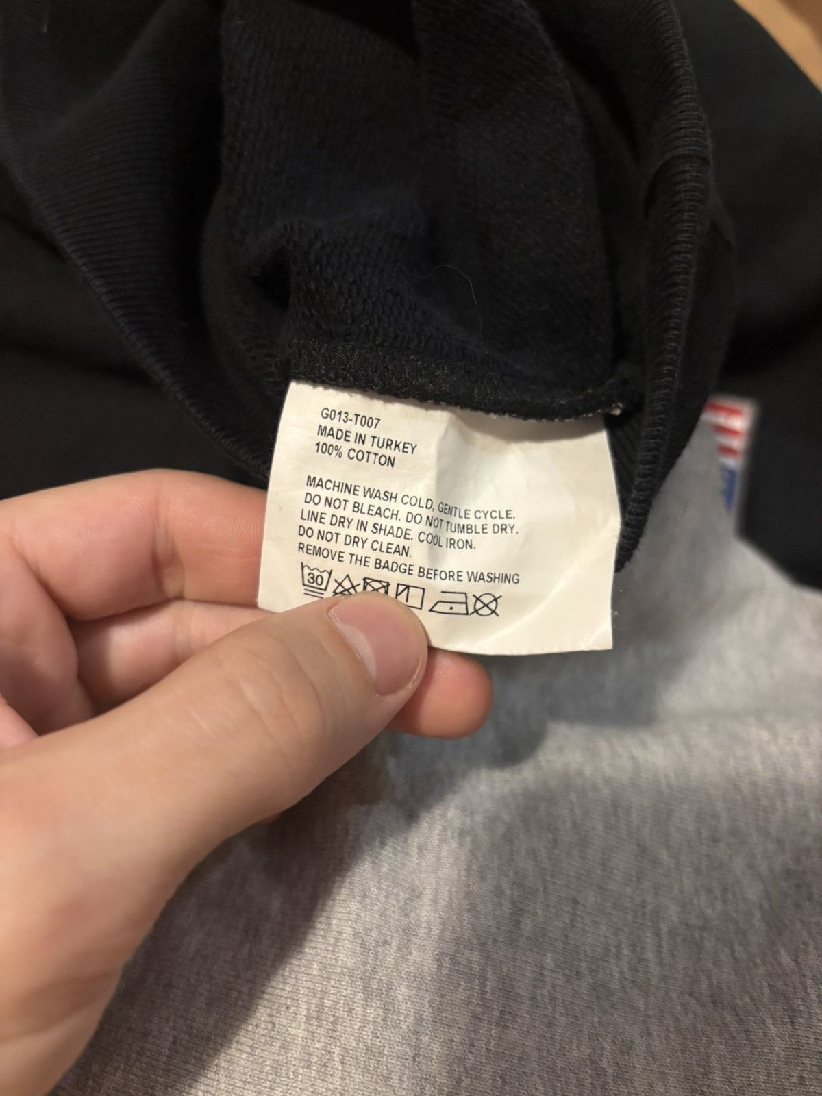 Number (N)ine Gosha Rubchinskiy Double Sleeve Flag Crewneck Sweatshirt Size US S / EU 44-46 / 1 - 5 Thumbnail