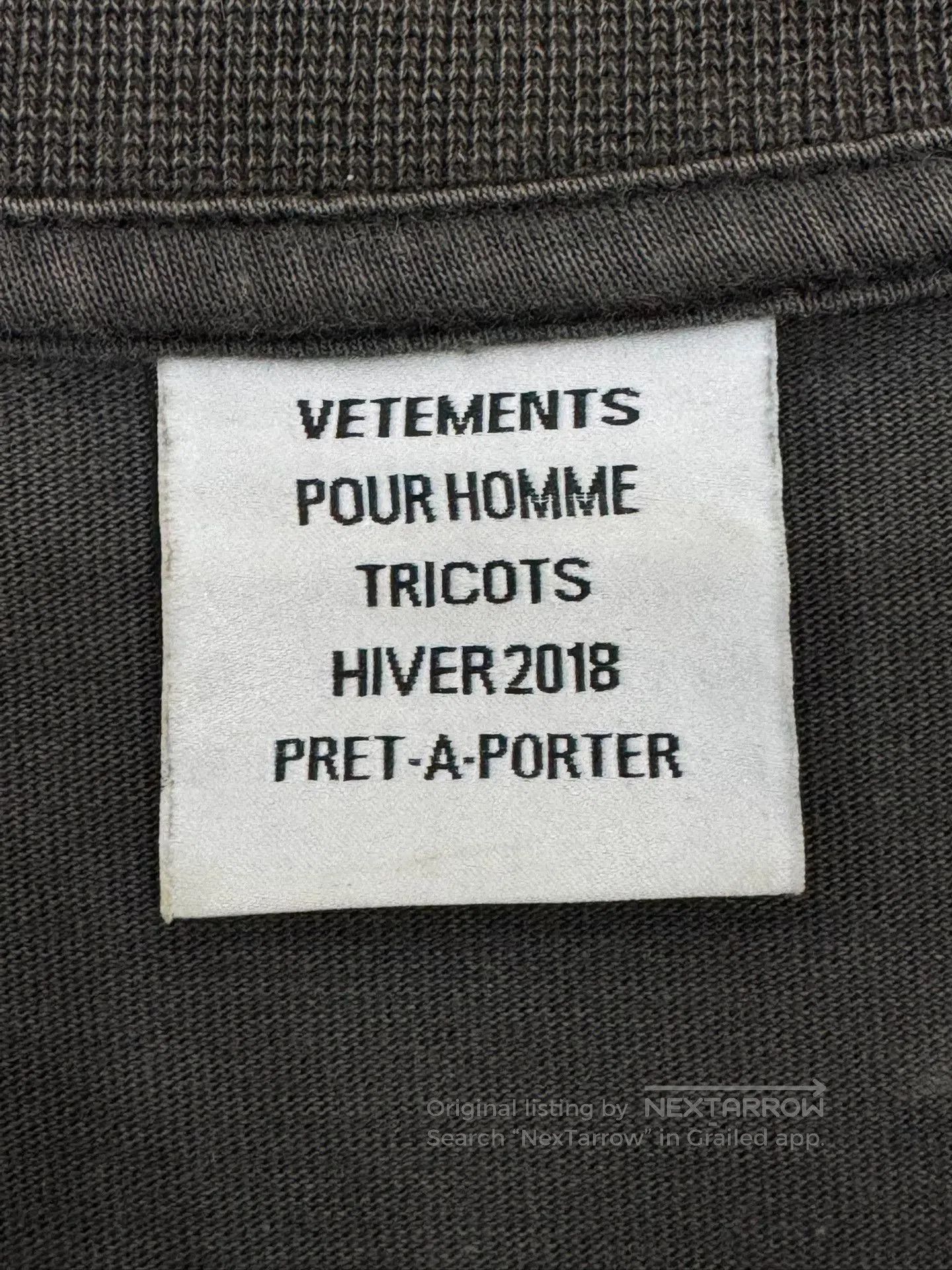 Vetements vetements washed short sleeve t-shirt xs. Size US XS / EU 42 / 0 - 7 Thumbnail