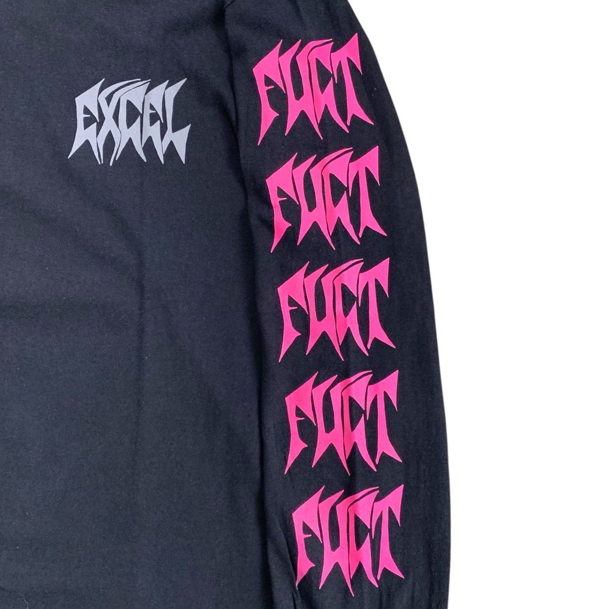 FUCT × Vintage Rare FUCT x Excel Rock Band Longslevee Tshirt Size US L / EU 52-54 / 3 - 5 Thumbnail