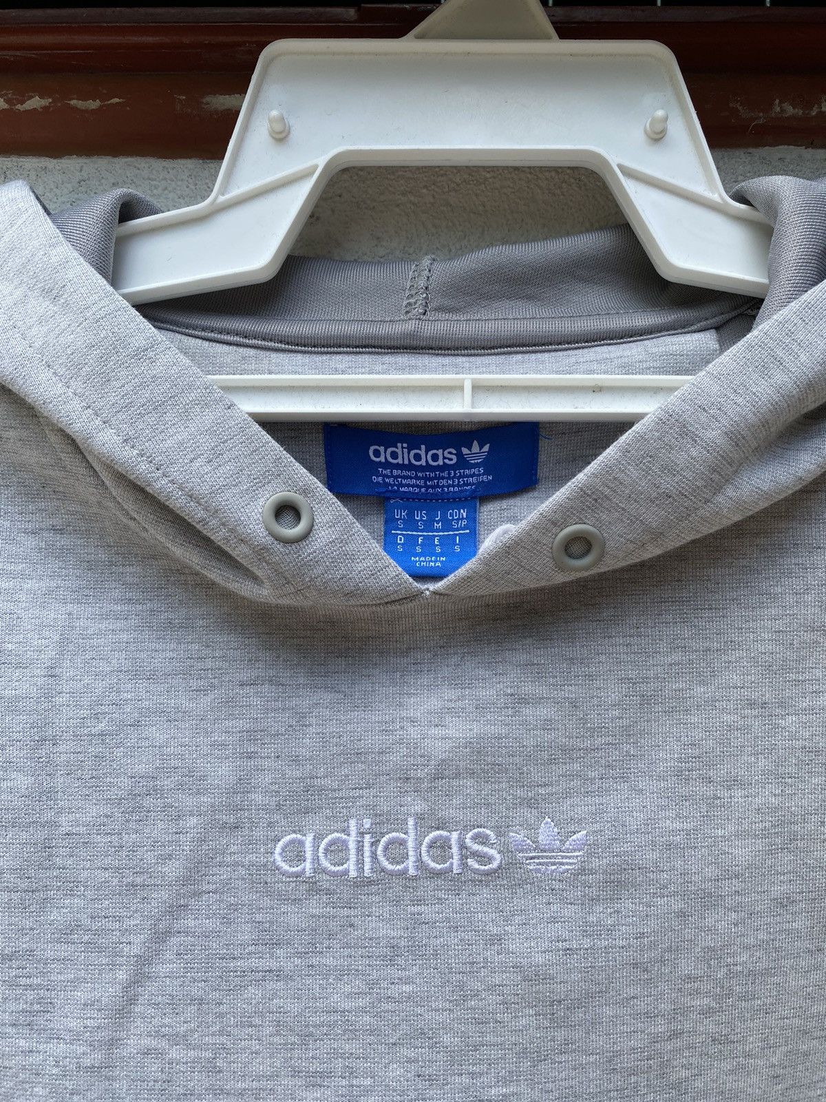 Adidas Adidas TNT Trefoil Tape Pullover Hoodie Heather Size US L / EU 52-54 / 3 - 4 Thumbnail