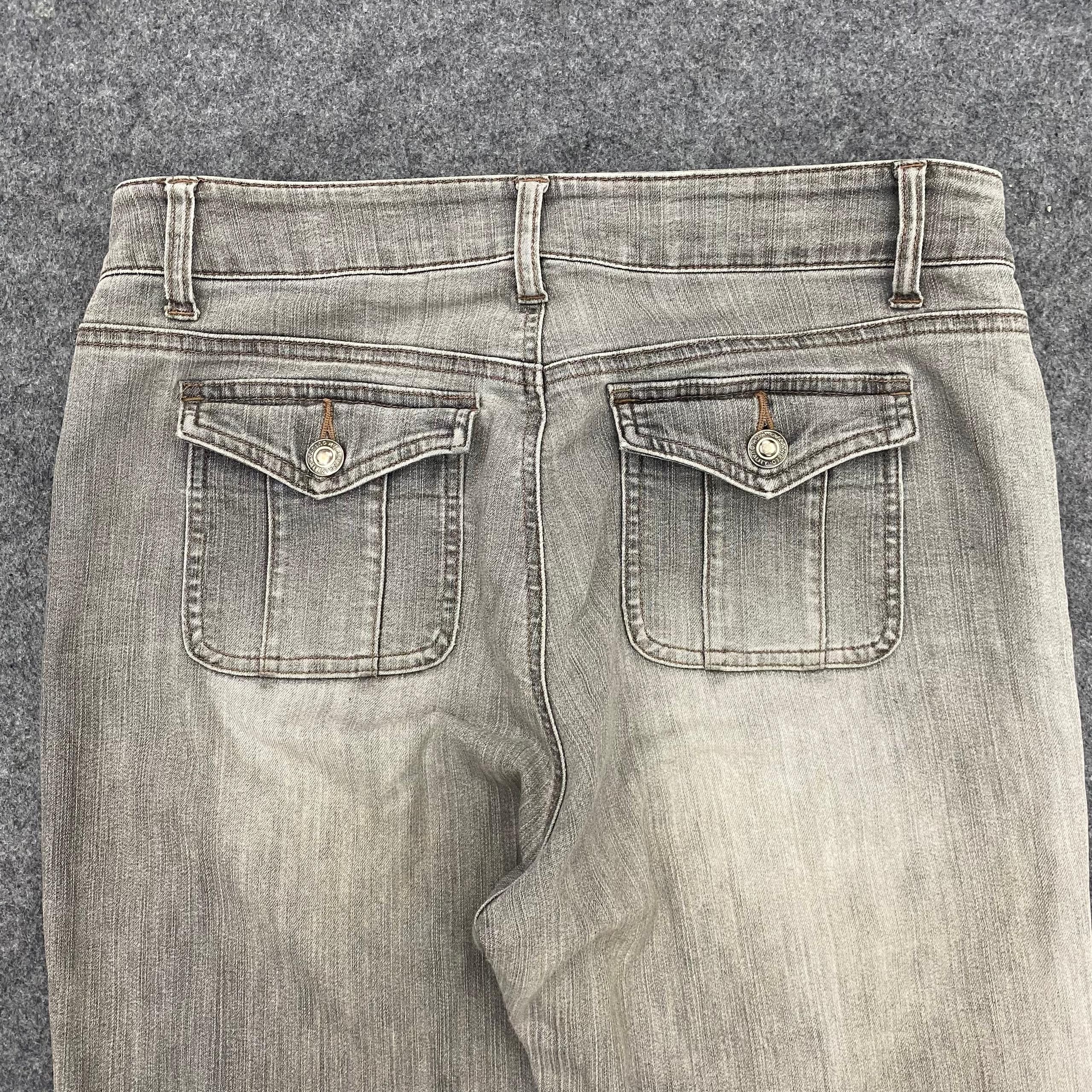Japanese Brand 💥Flare💥Vintage Japanese Brand Distressed Denim Size 30" / US 8 / IT 44 - 12 Thumbnail