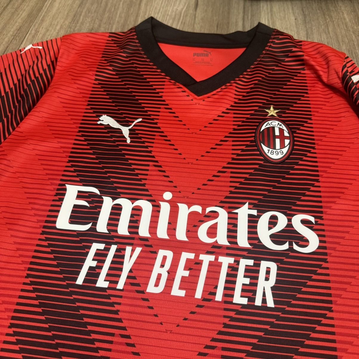 Puma AC Milan 23/24 home shirt #11 Ibramovic Size US XL / EU 56 / 4 - 3 Thumbnail