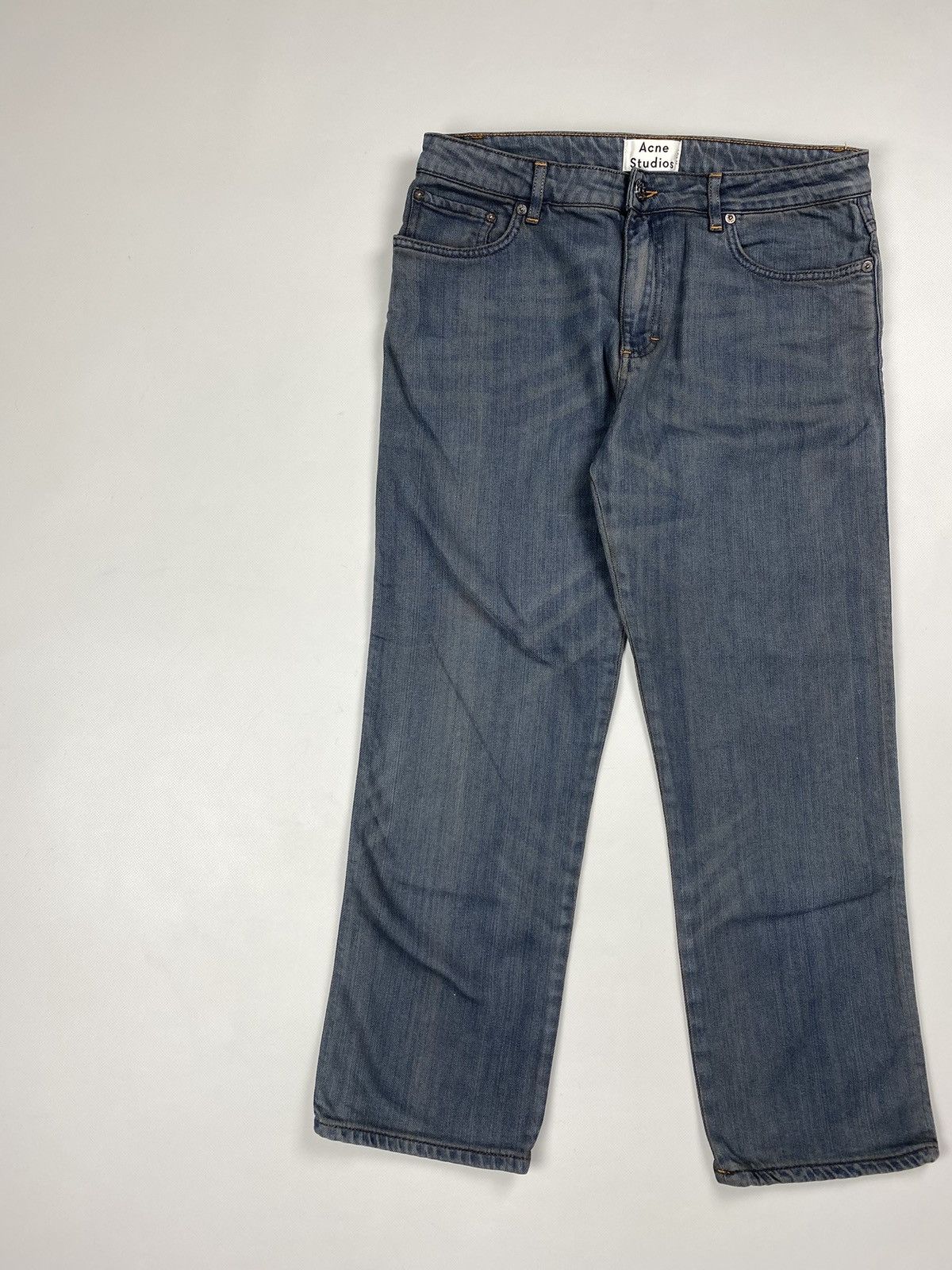 Acne Studios Acne Studios Pop Coal ladies cropped boyfriend jeans size 36 Size 25" / US 0 / IT 36 - 2 Thumbnail