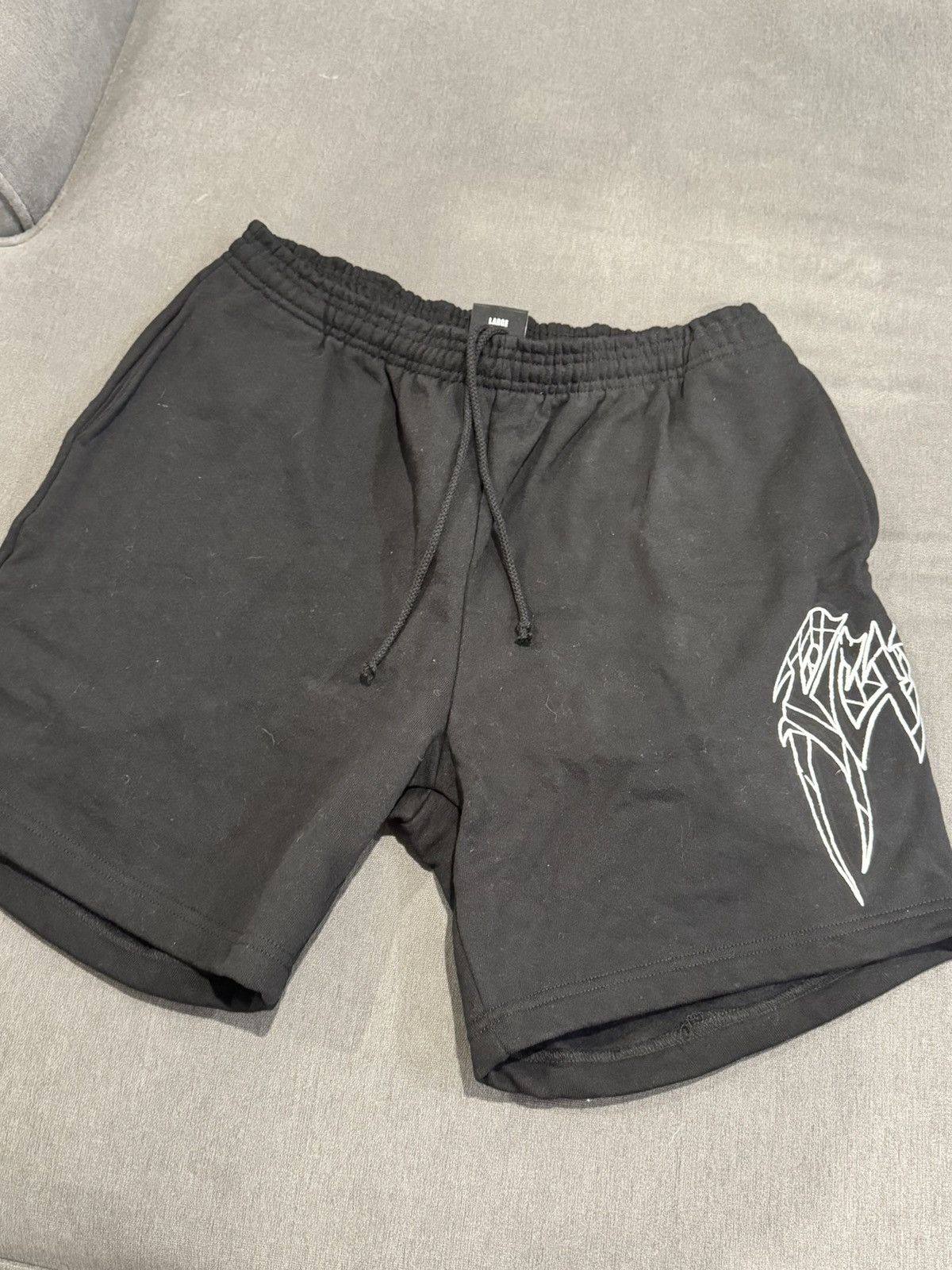 Revenge REVENGE BLACK SPIDER SHORTS Size US 33 - 2 Thumbnail