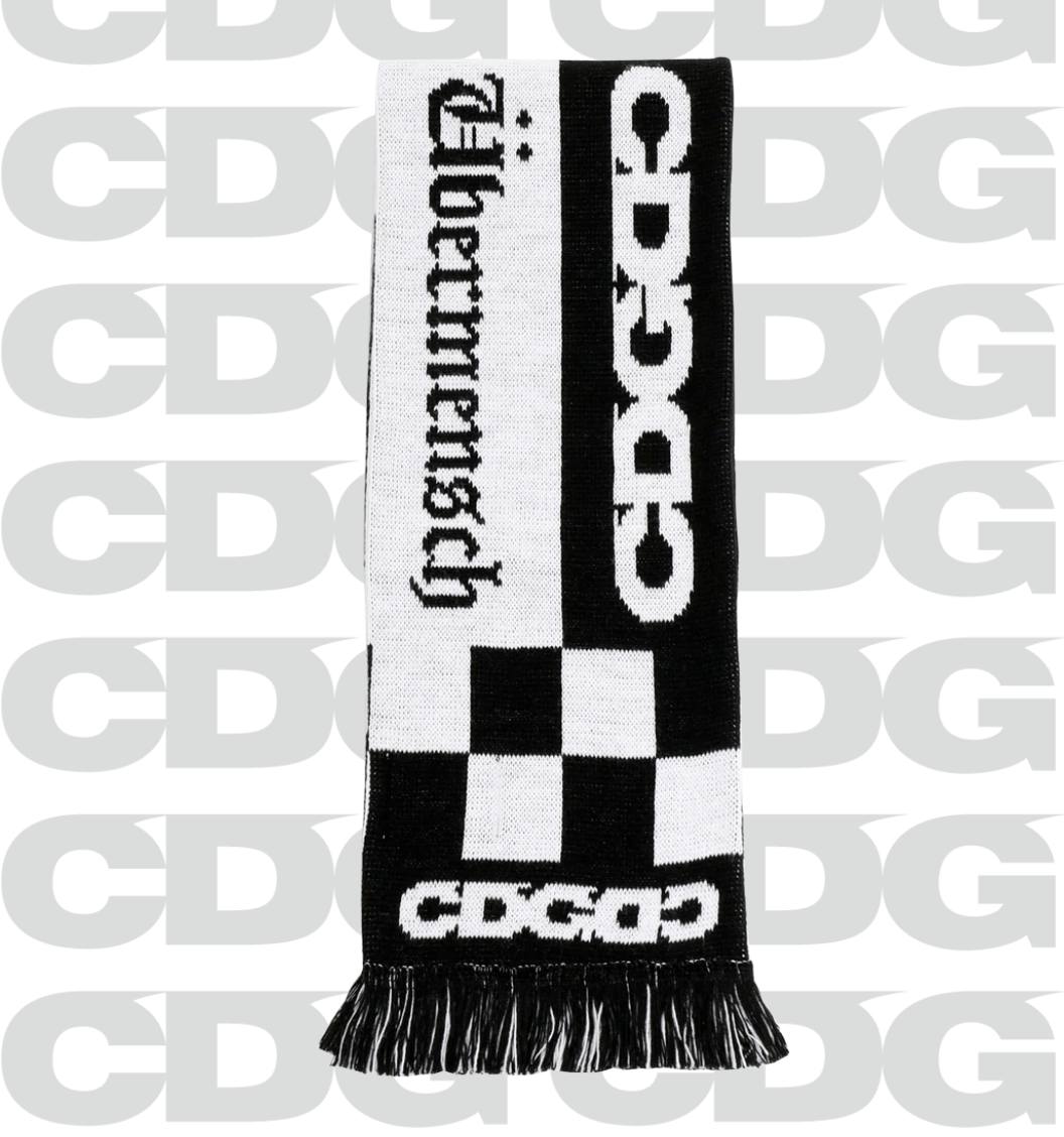 CDG CDG x G-DRAGON Übermensch CHECKERED STOLE scarf