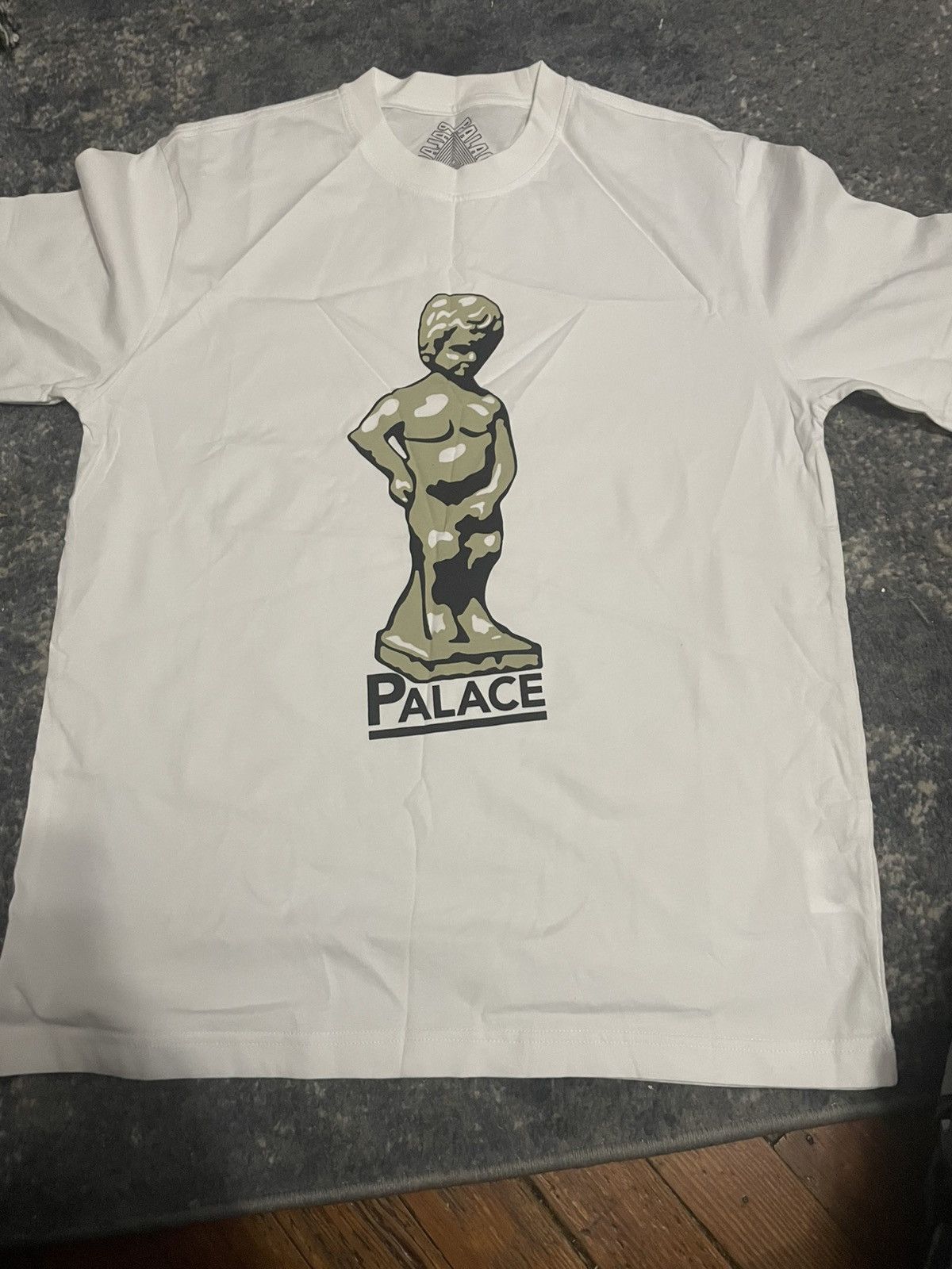 Palace Pal-Ace Ace Ventura Tee shirt White LARGE | Grailed