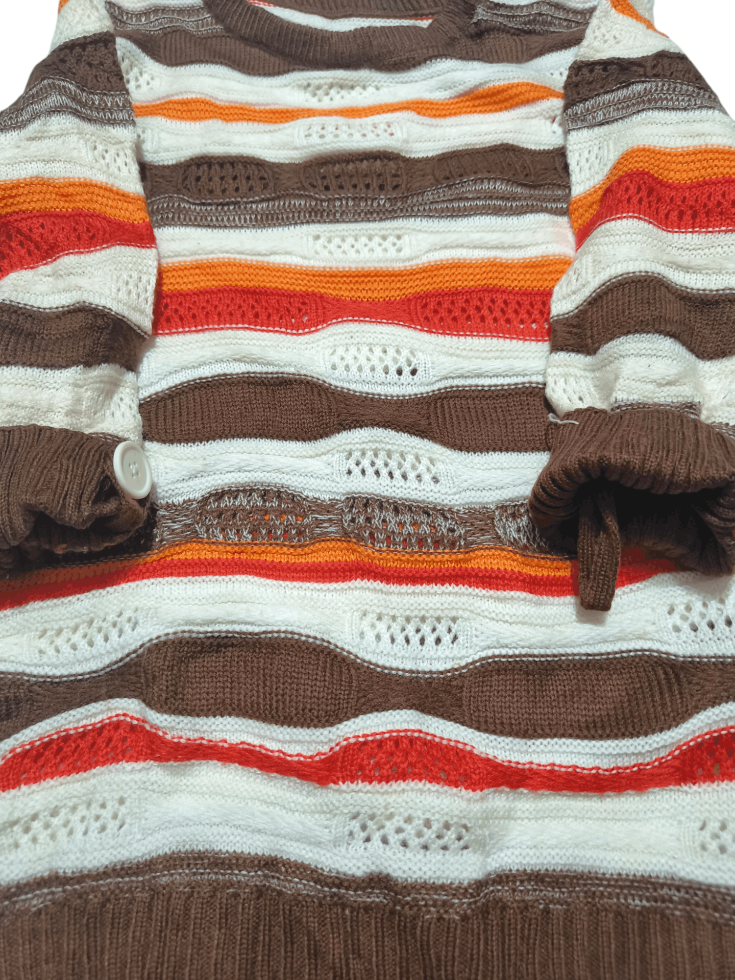 Other Vintage MY CLUB Women's Cable knit Motifs Knit Sweater Size S / US 4 / IT 40 - 7 Thumbnail