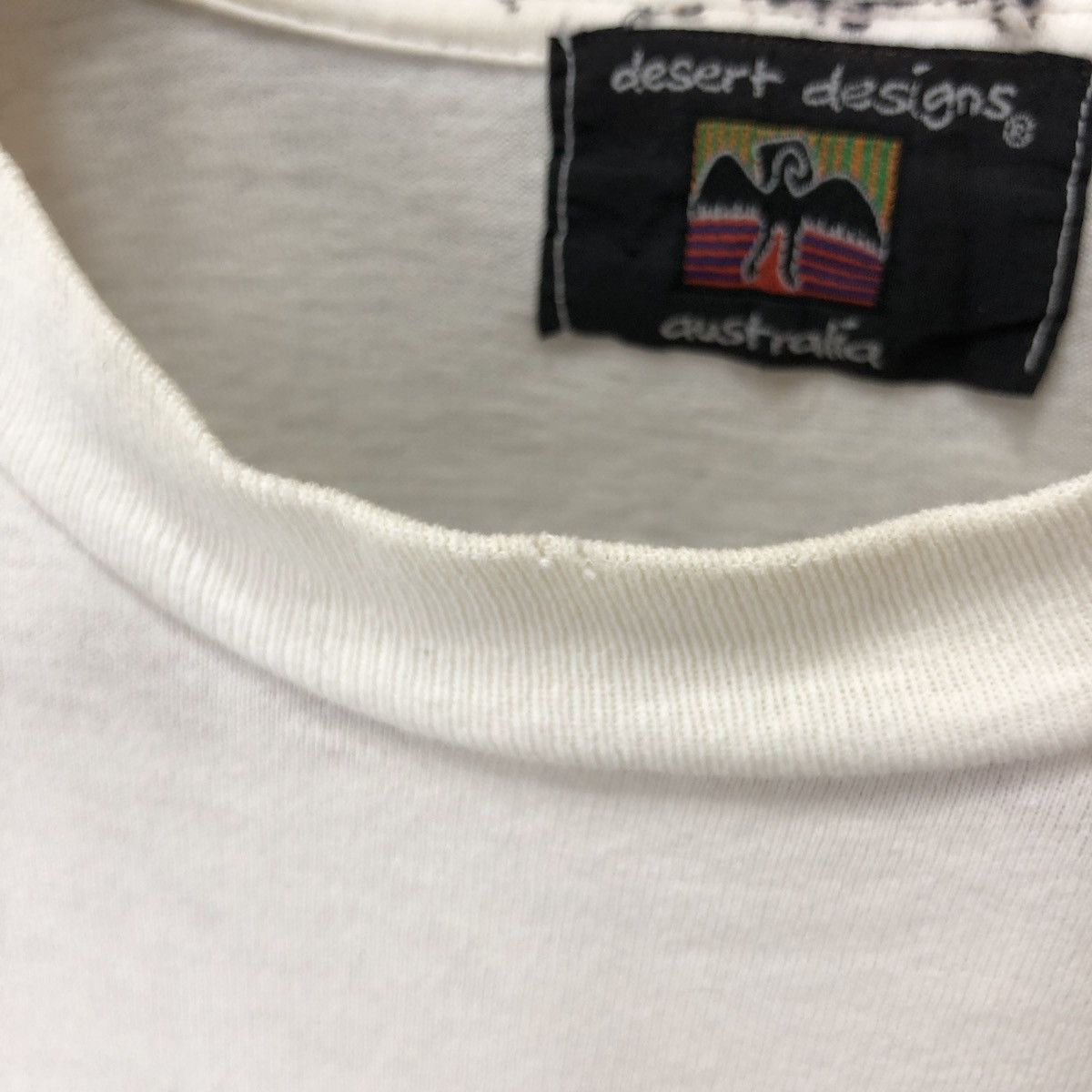 Russell Athletic 90s Vintage DESERT DESIGNS AUSTRALIA T Shirt #1494/AZ Size US S / EU 44-46 / 1 - 6 Thumbnail