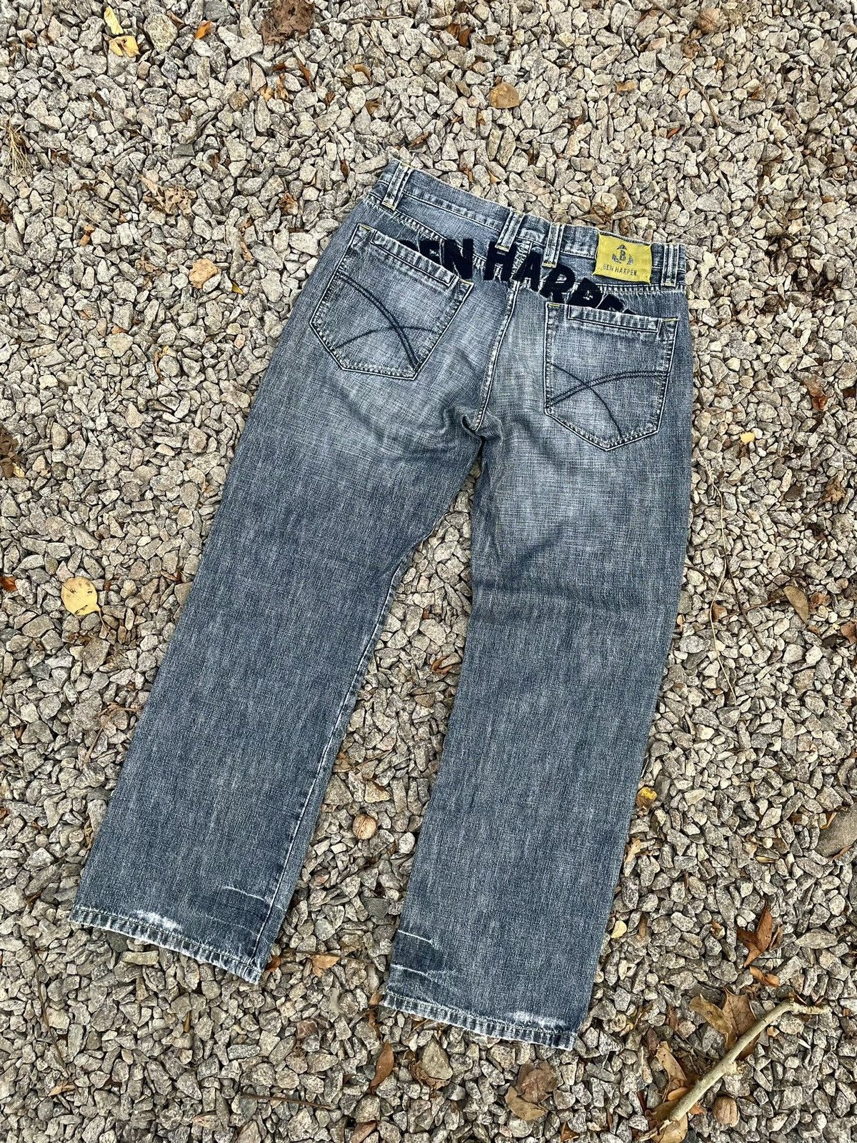 Vintage Ben Harper Vintage Rap RARE Jeans Rap Style Y2K 90s Size US 33 - 1 Thumbnail