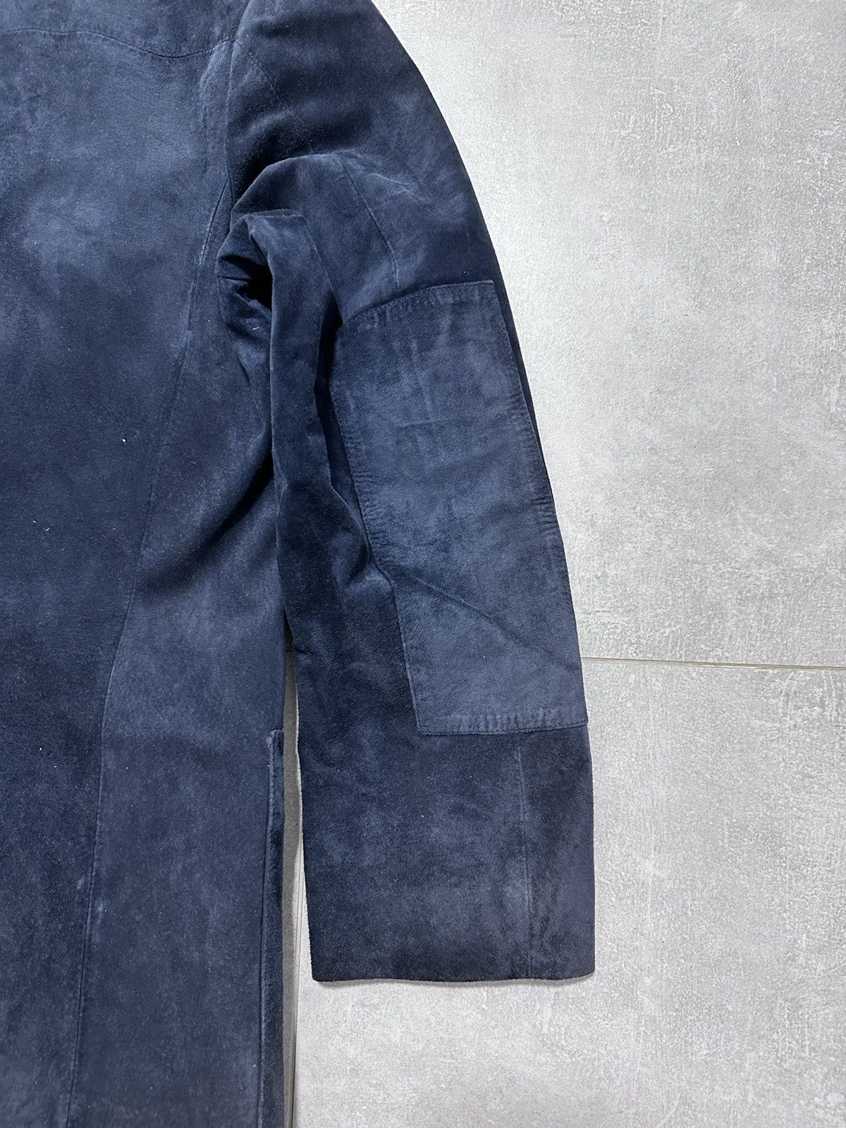 Jil Sander Archive Jil Sander Suede Leather Jacket Blue Mens Size 48 Size US M / EU 48-50 / 2 - 7 Thumbnail