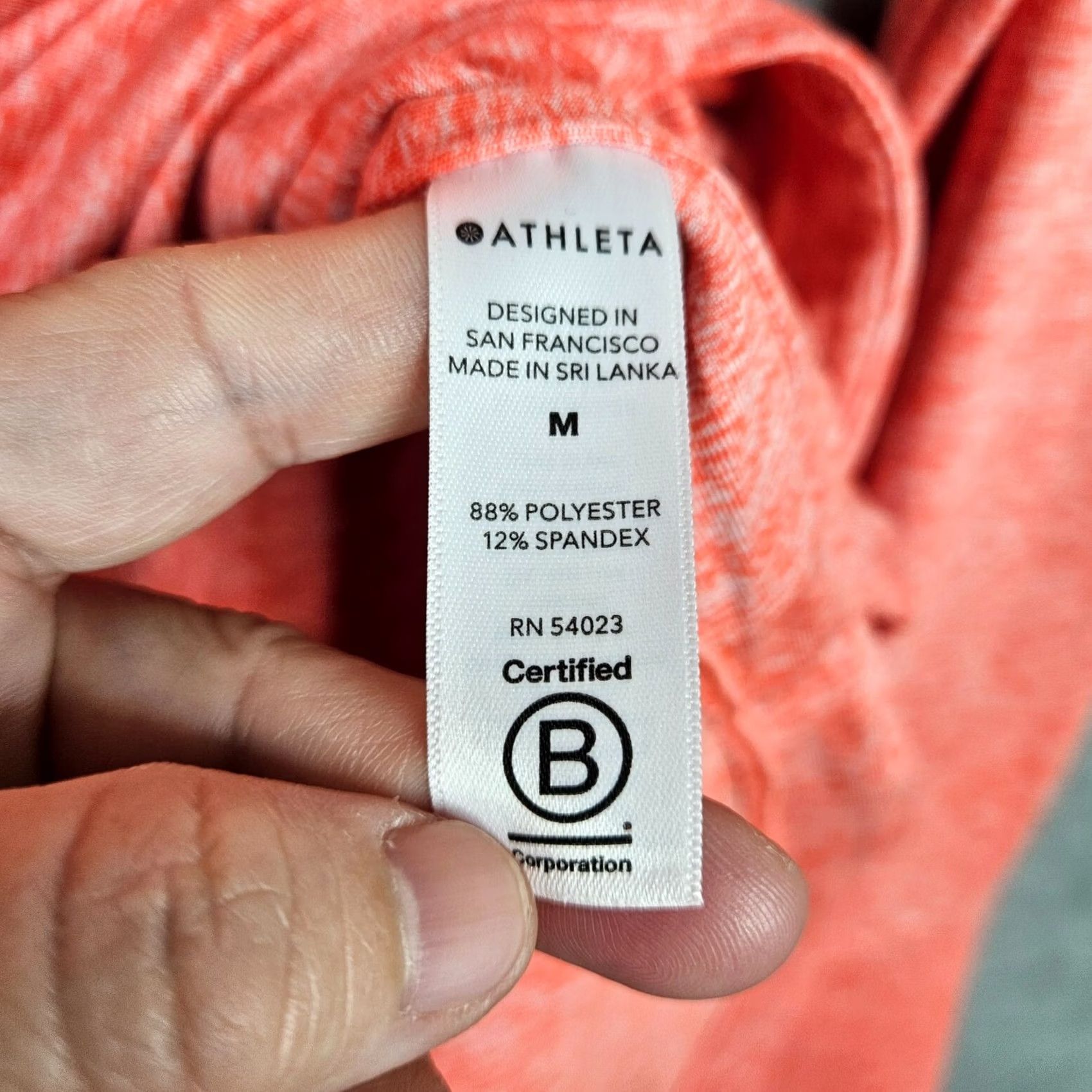 Athleta Athleta Women’s Orange Long Sleeve Gym workout Top Size M Size M / US 6-8 / IT 42-44 - 4 Thumbnail