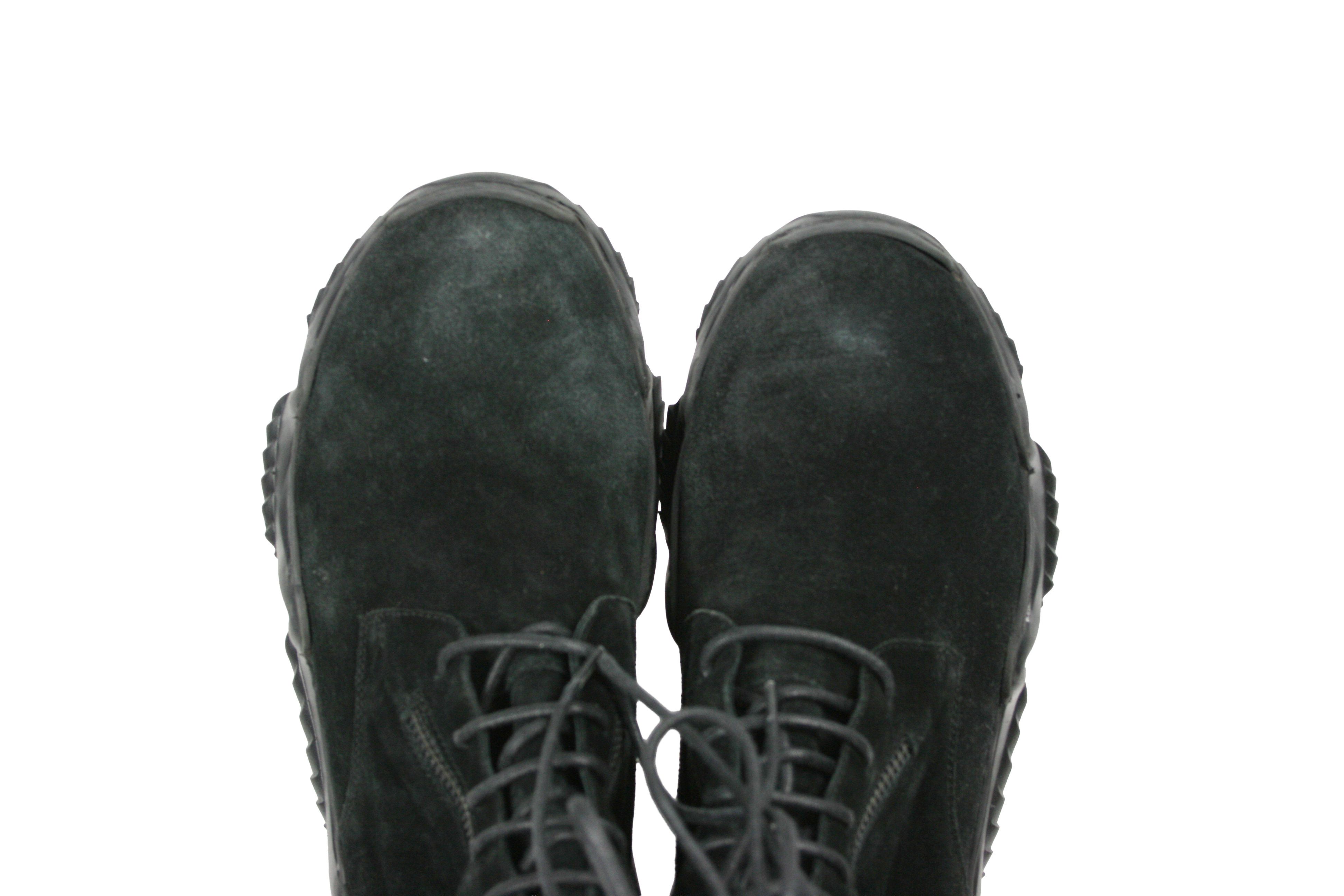 Rundholz Black Label Avant Garde Massive Suede Double Zip Boots Size US 10 / IT 40 - 8 Thumbnail