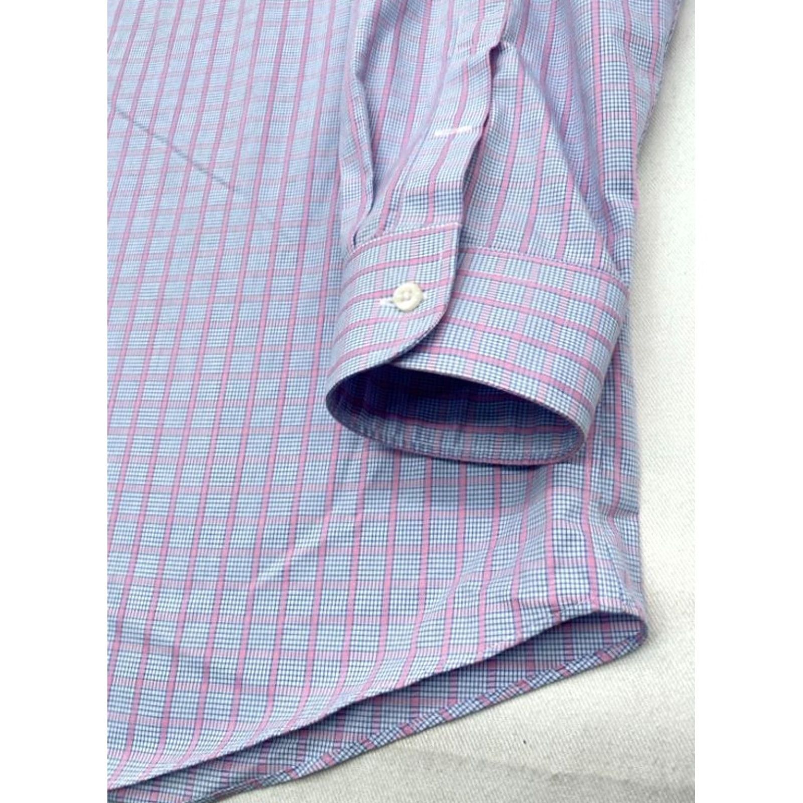 Nordstrom Nordstrom Dress Shirt Mens 2XL Long Sleeve Button White Check 100% Cotton Shirt Multicolor Size US XXL / EU 58 / 5 - 3 Thumbnail