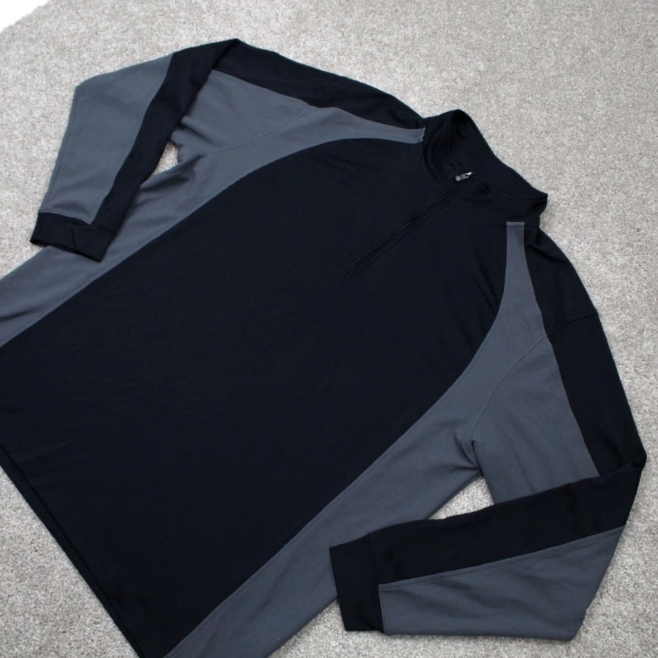 Vintage Greg Norman Sweatshirt Men Large Black PlayDry 1/4 Zip Long Sleeve Pullover Size US L / EU 52-54 / 3 - 3 Thumbnail