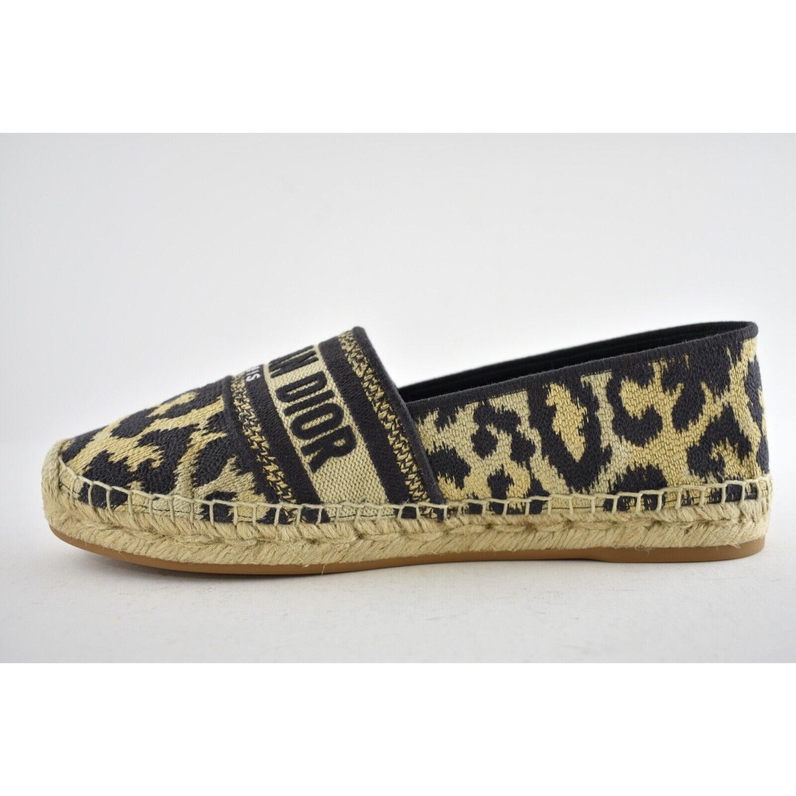 Dior Dior Granville Brown Gold Beige Leopard Logo Size US 5 / IT 35 - 9 Thumbnail
