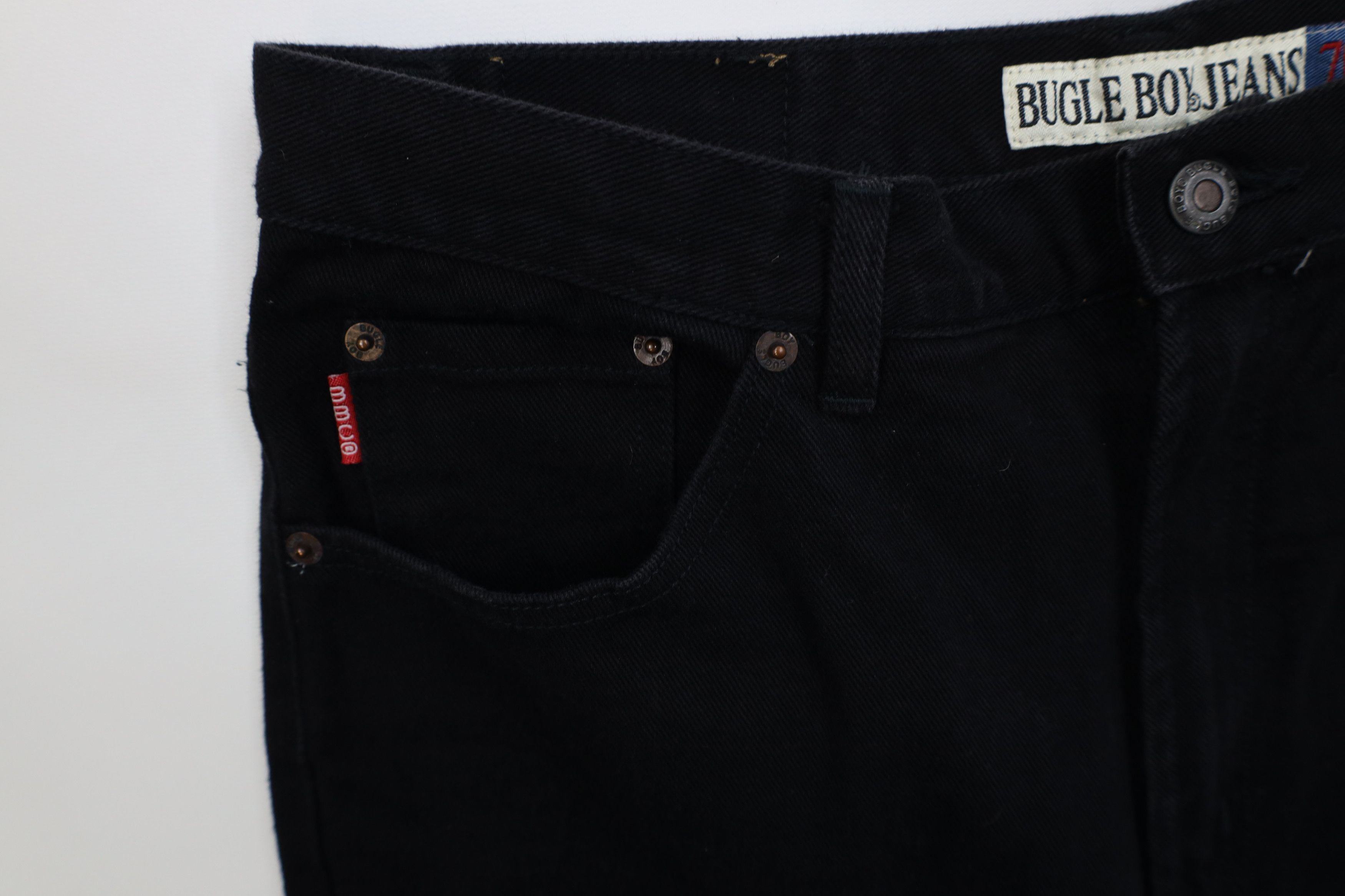Vintage Vintage 90s Streetwear Baggy Straight Leg Denim Jeans Black Size US 34 / EU 50 - 6 Thumbnail