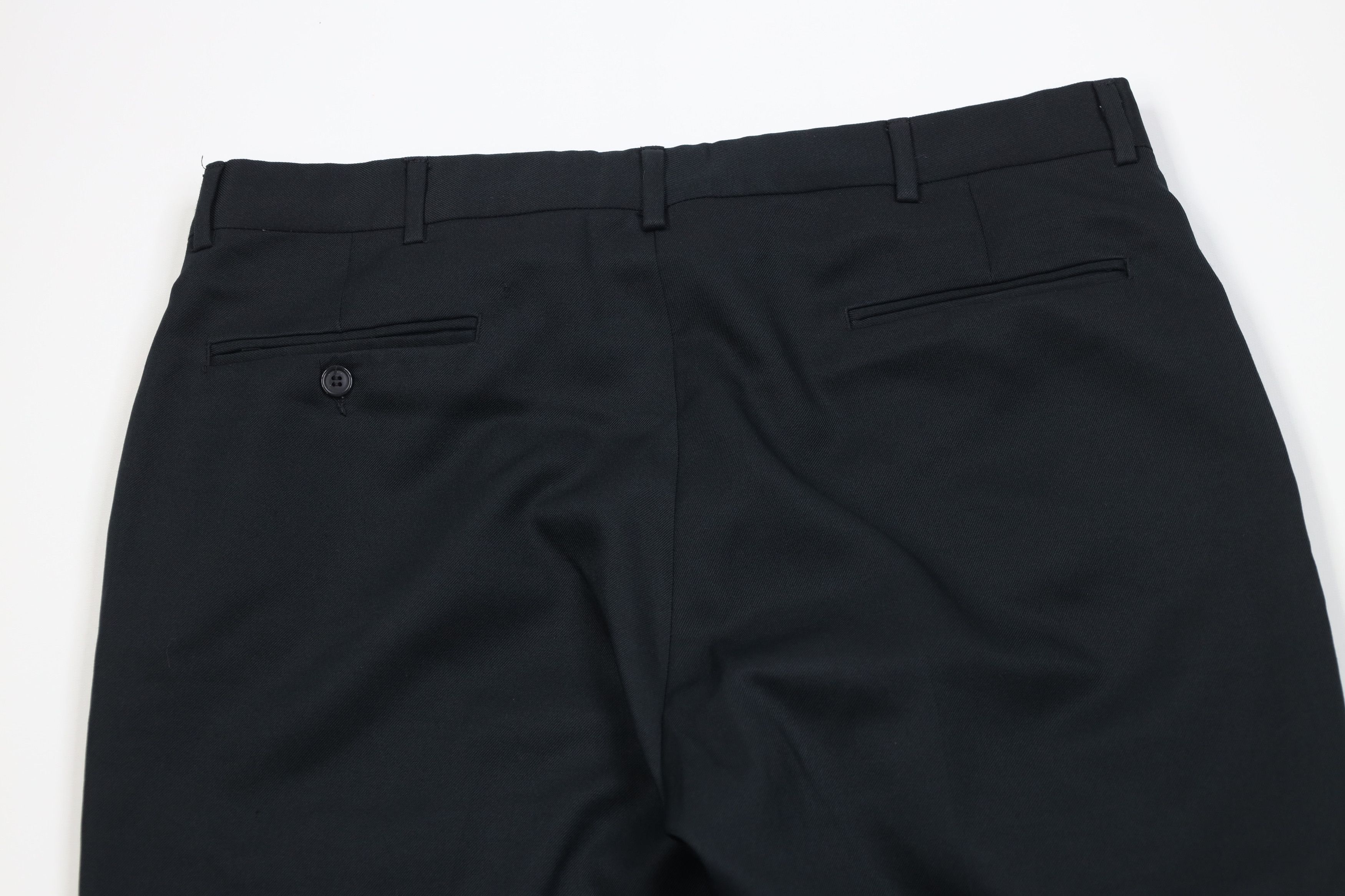 Vintage Vintage 70s Streetwear Flared Wide Leg Chino Pants Black Size US 38 / EU 54 - 11 Thumbnail